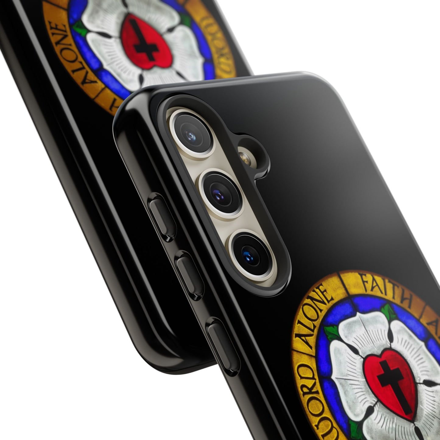 Luther Rose Black Tough Phone Case