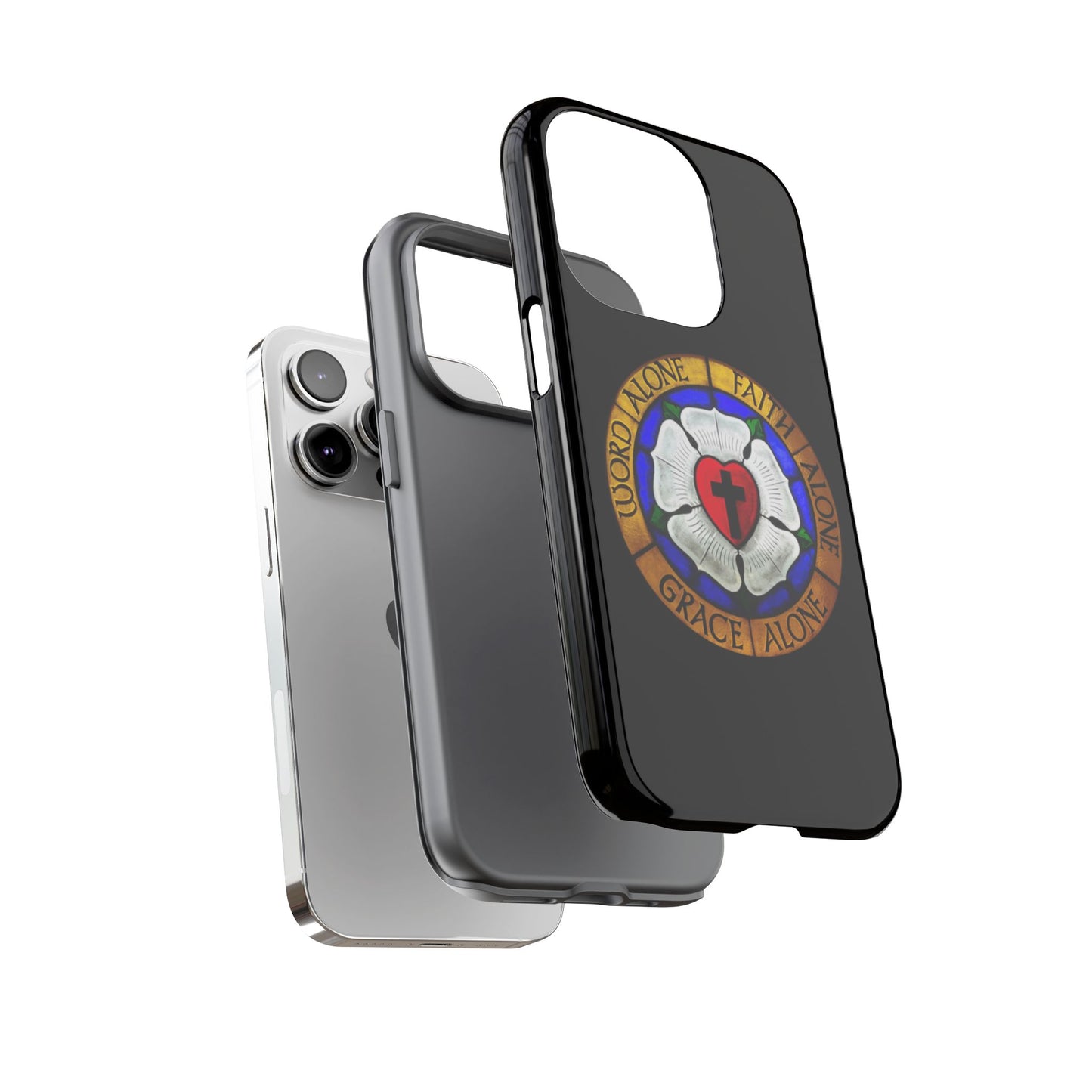 Luther Rose Black Tough Phone Case
