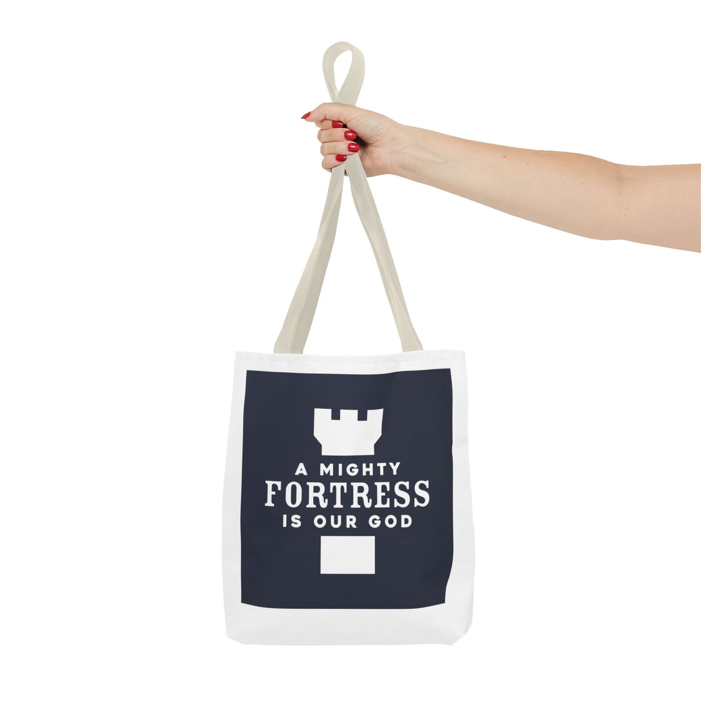 A Mighty Fortress Is Our God Tote Bag