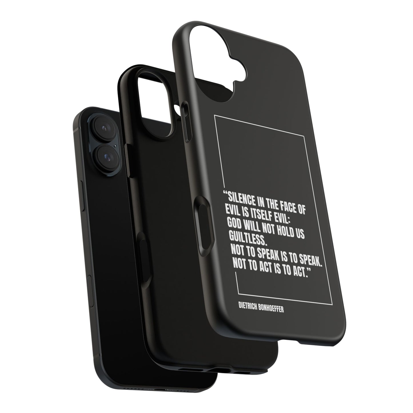 Dietrich Bonhoeffer quote tough phone case