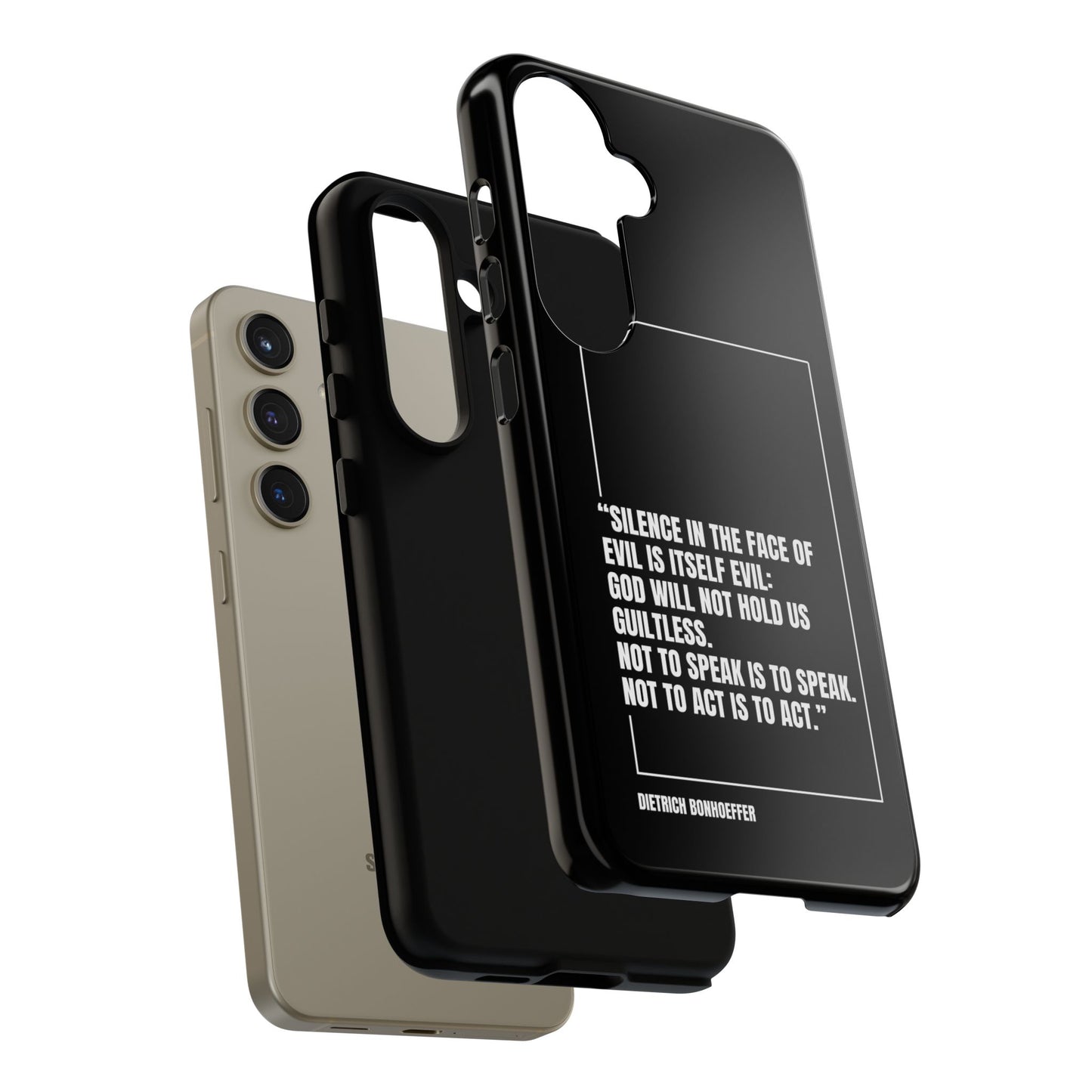 Dietrich Bonhoeffer quote tough phone case