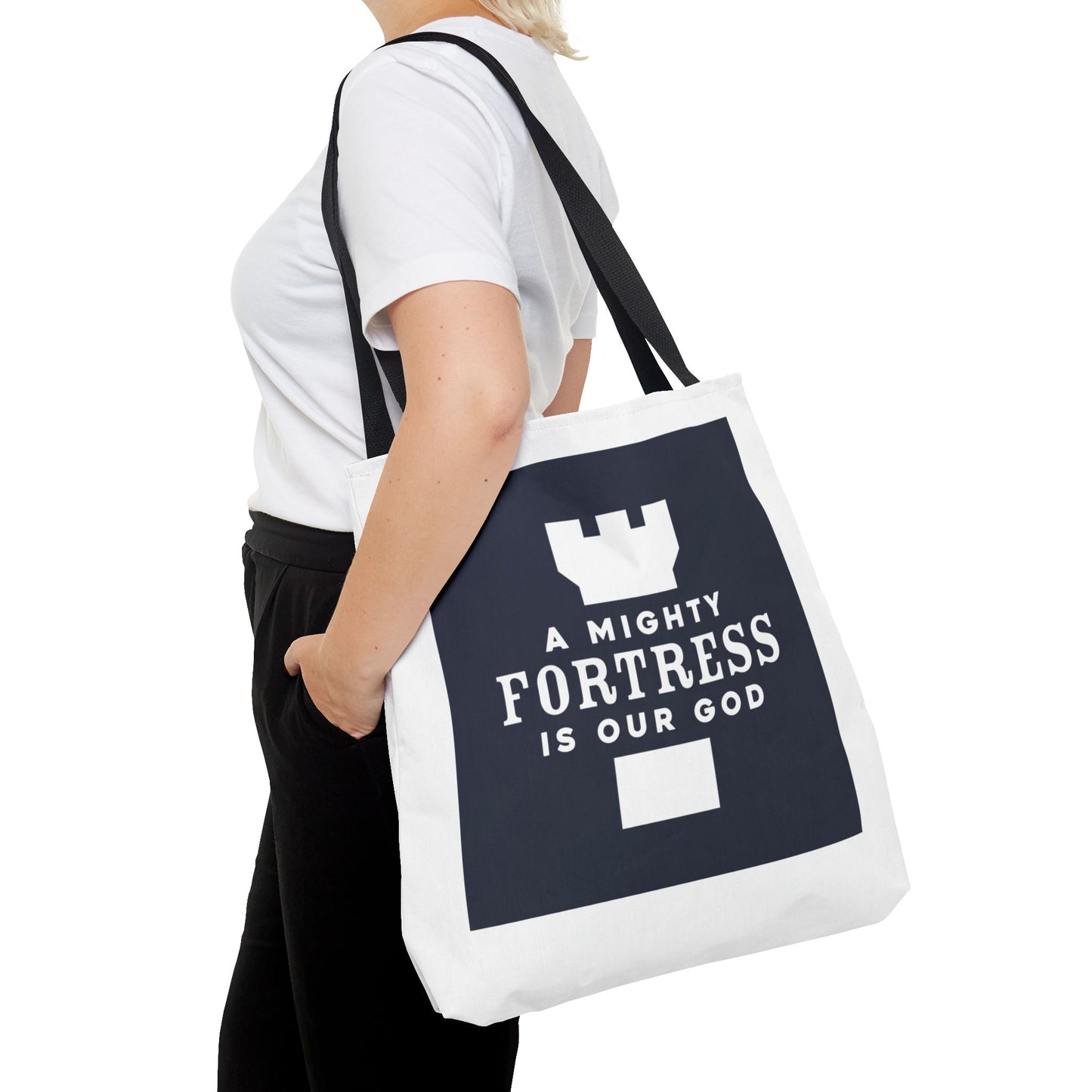 A Mighty Fortress Is Our God Tote Bag