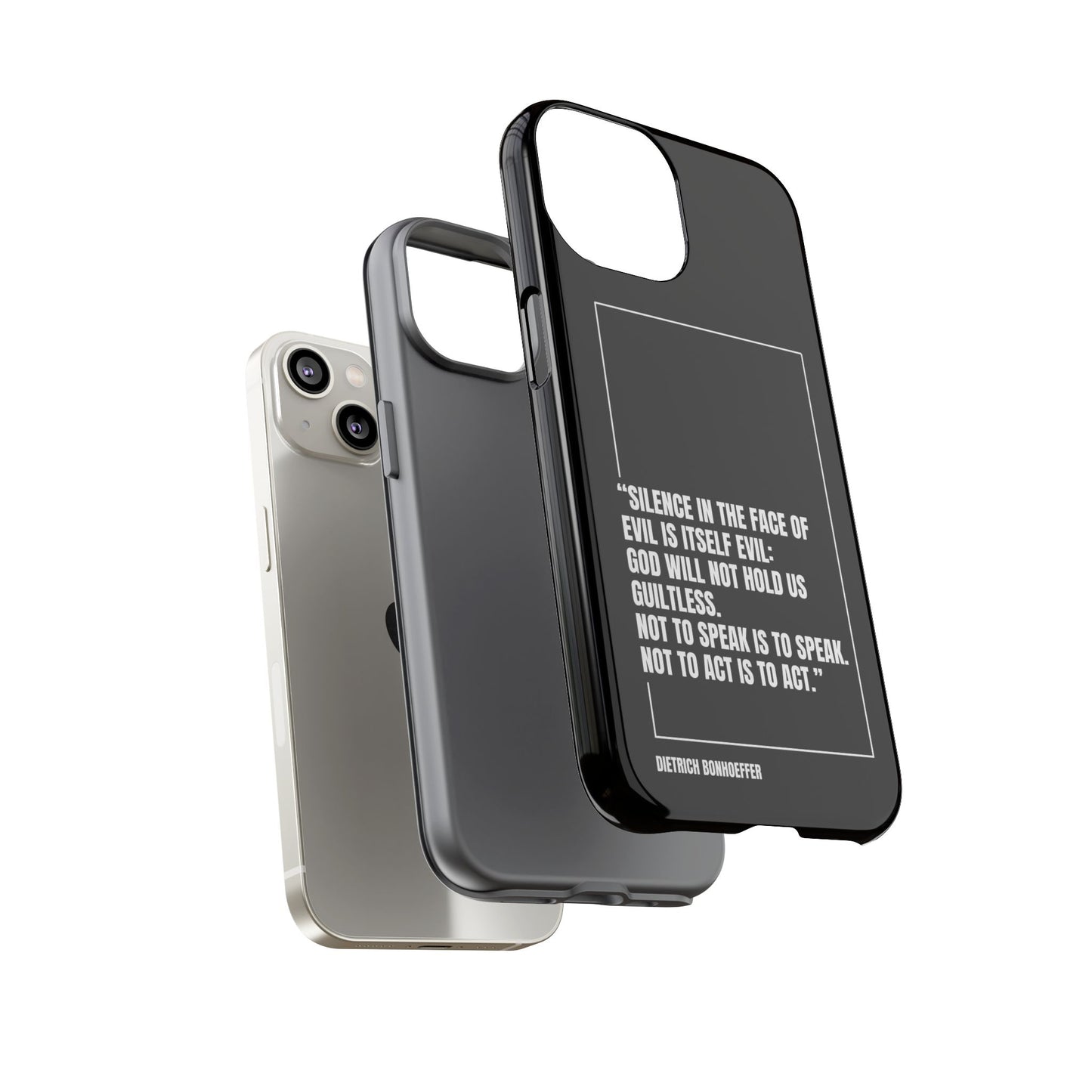 Dietrich Bonhoeffer quote tough phone case