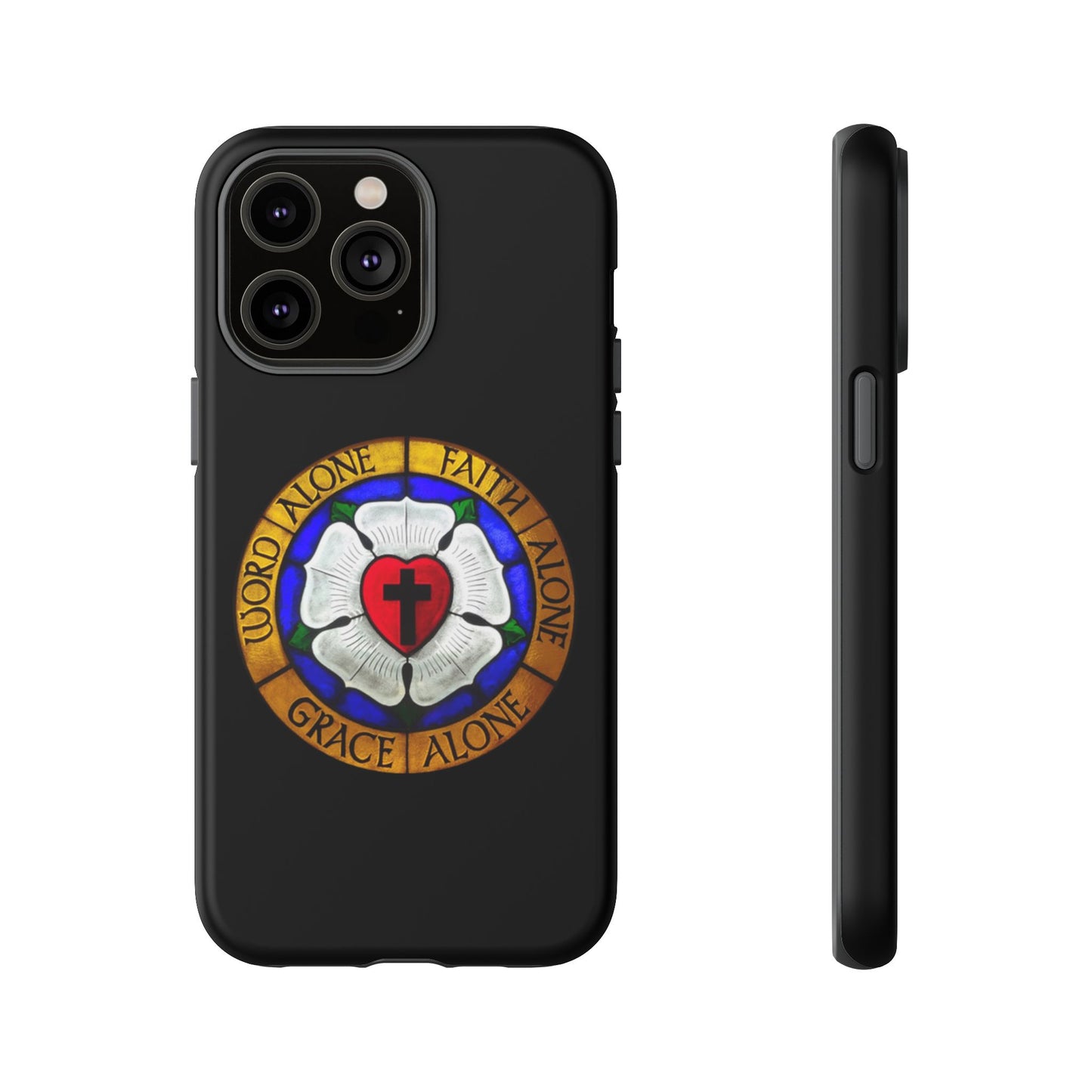 Luther Rose Black Tough Phone Case