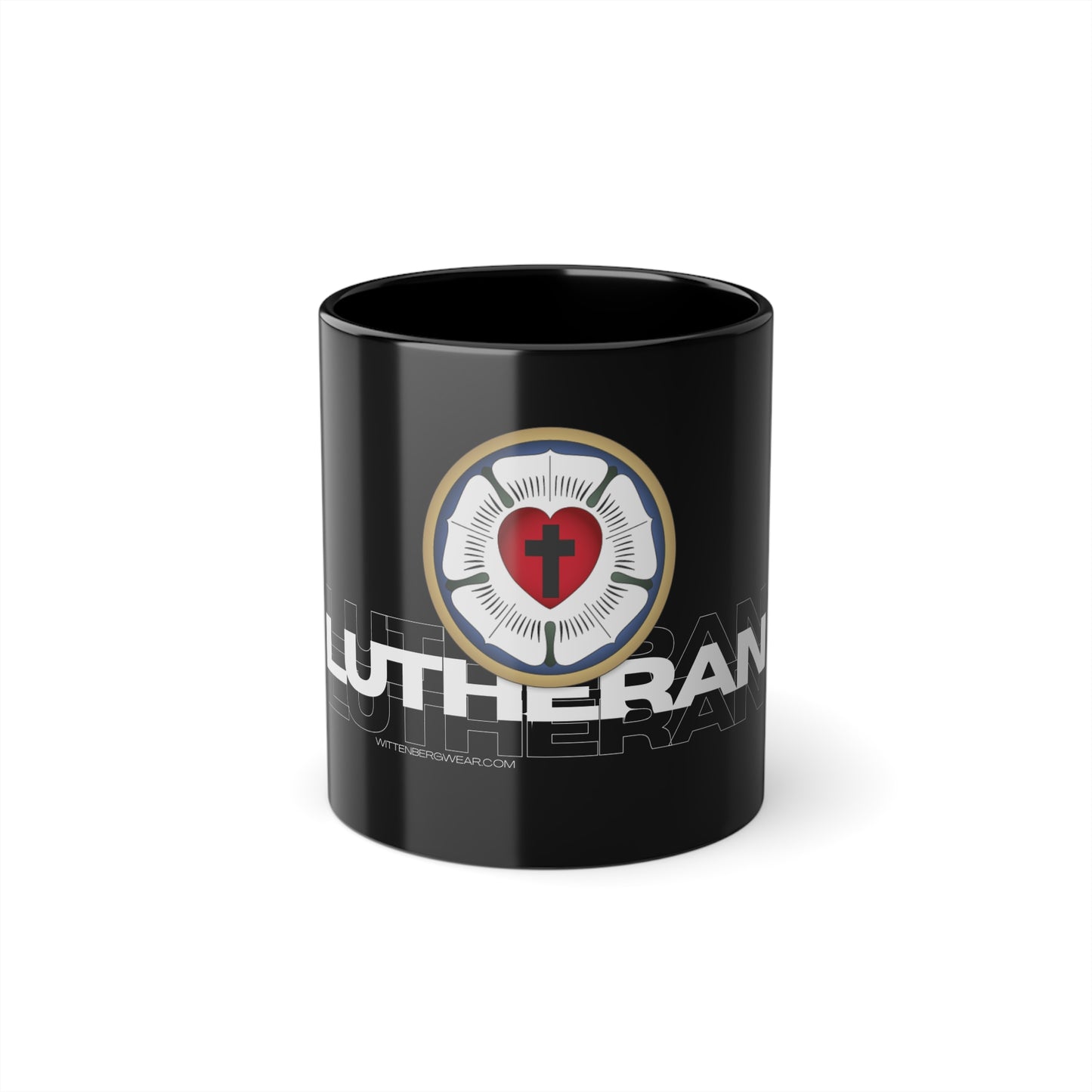 Minimalist Black Lutheran Mug