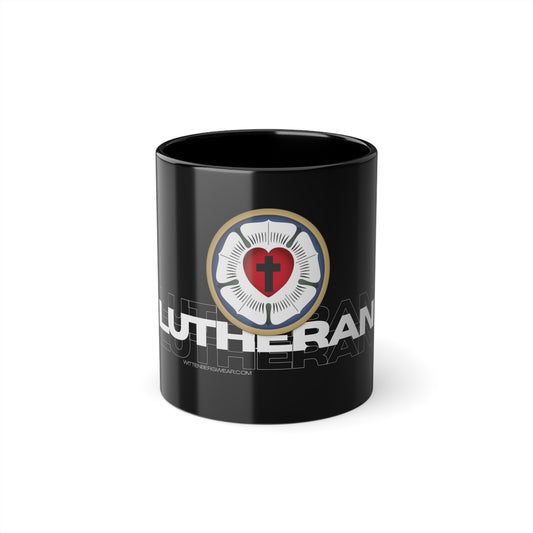 Minimalist Black Lutheran Mug