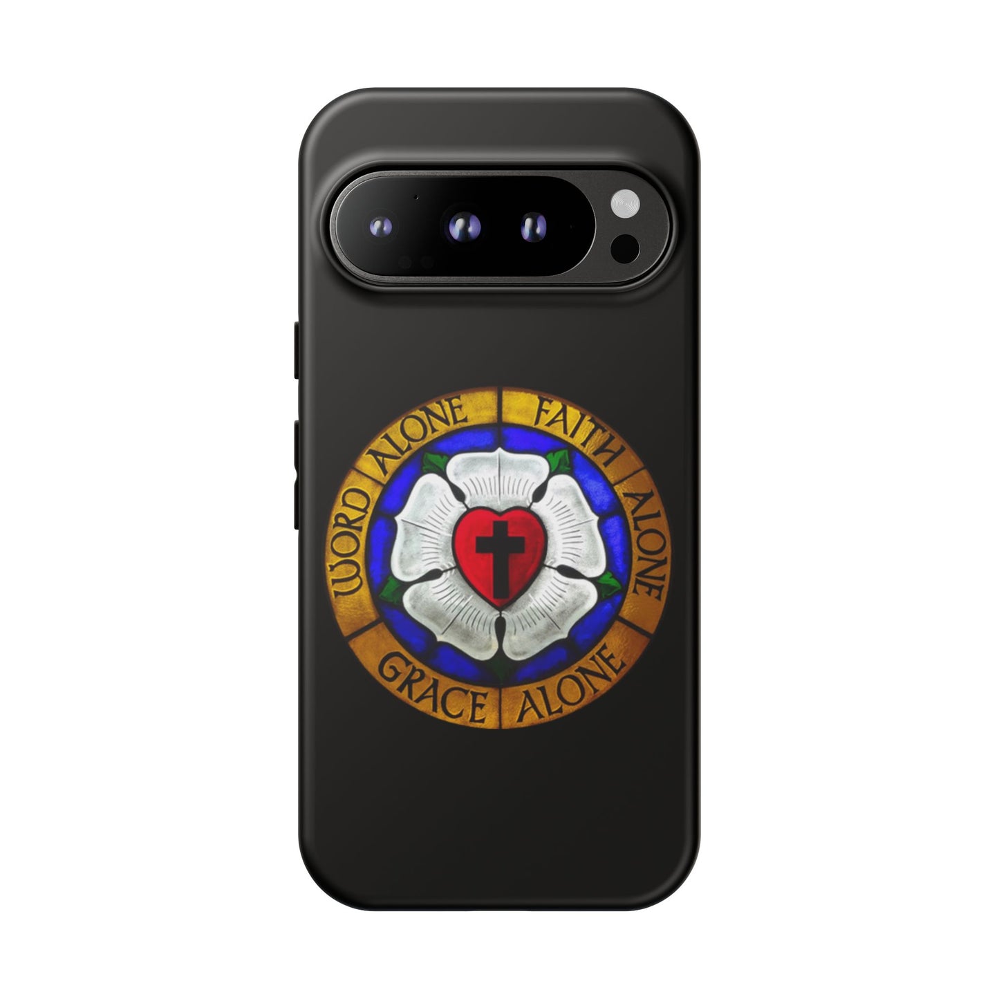Luther Rose Black Tough Phone Case