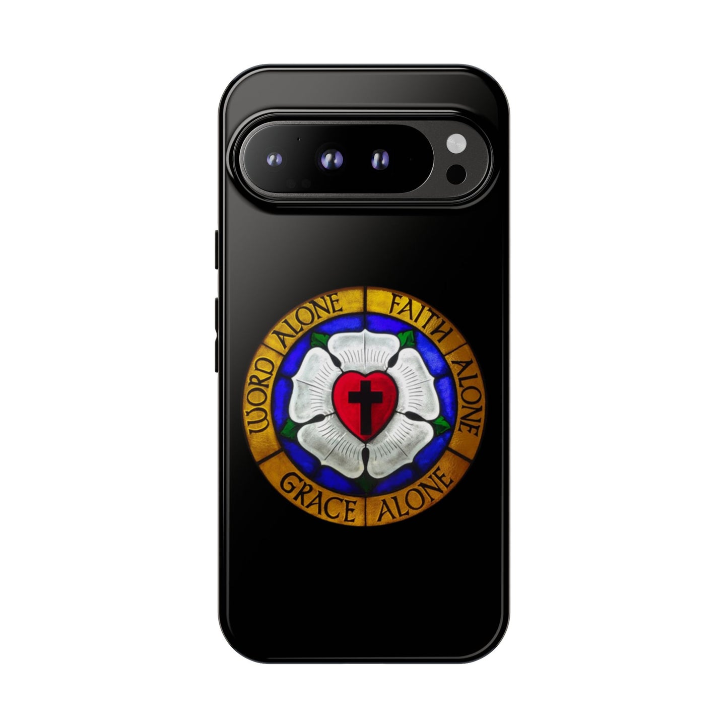 Luther Rose Black Tough Phone Case