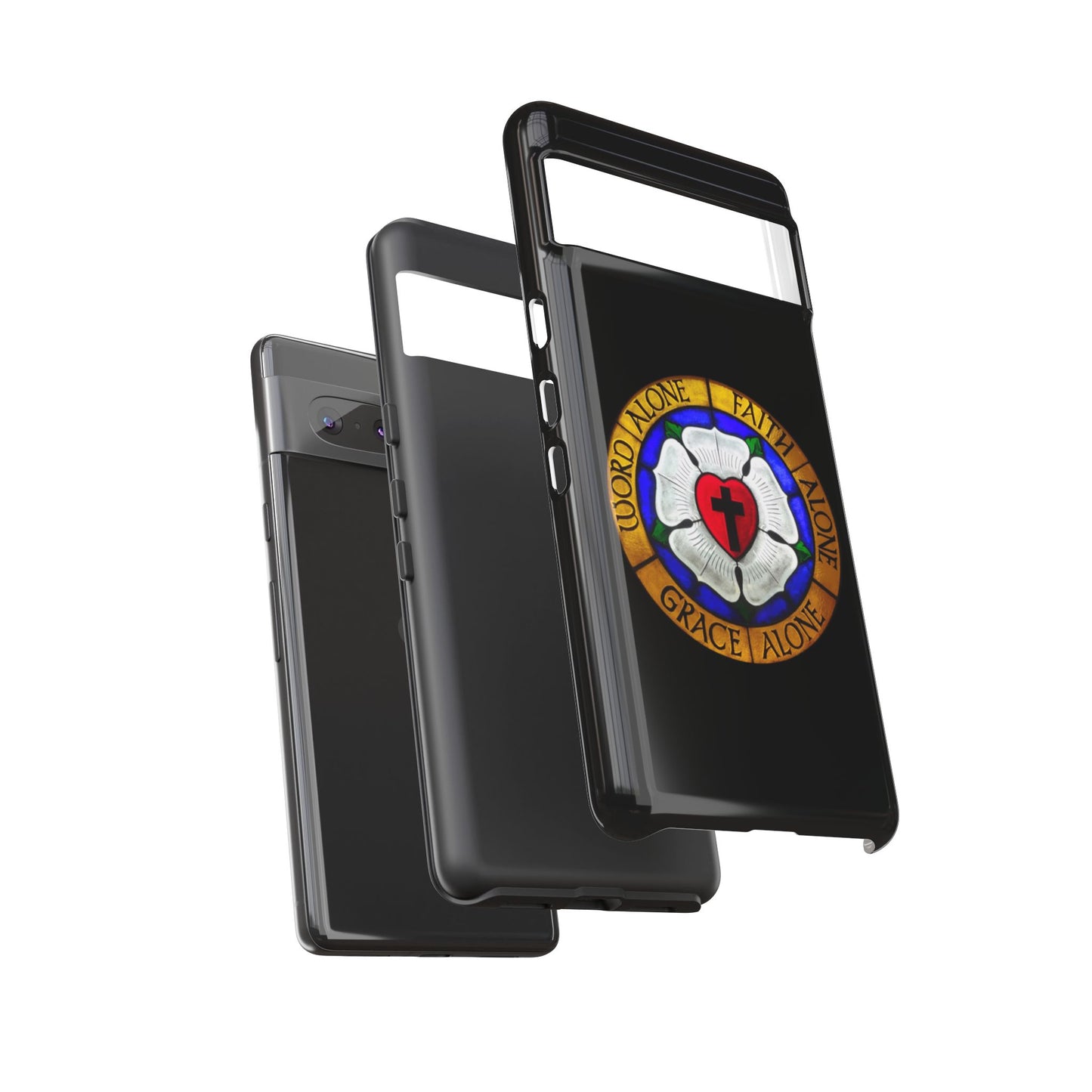 Luther Rose Black Tough Phone Case