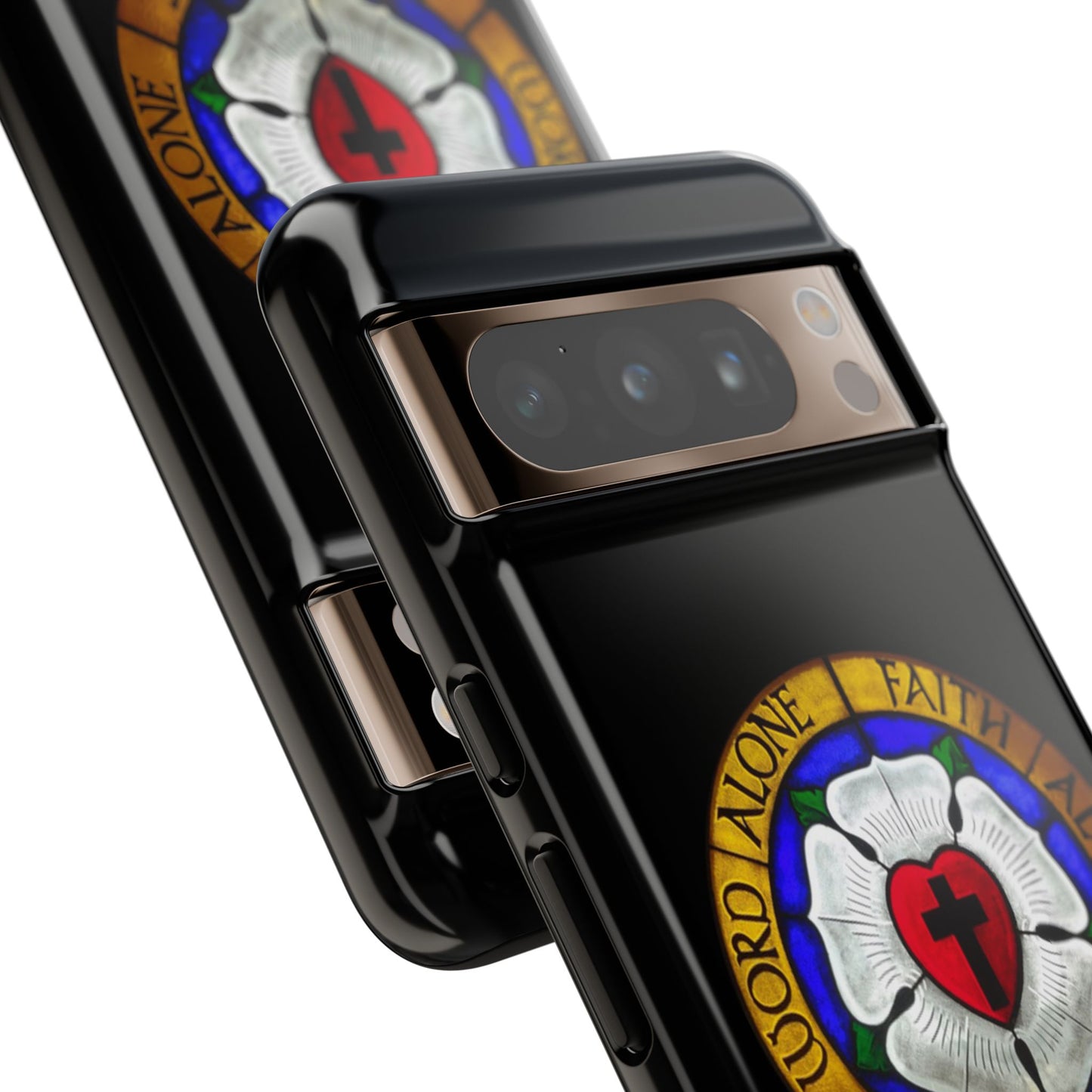 Luther Rose Black Tough Phone Case