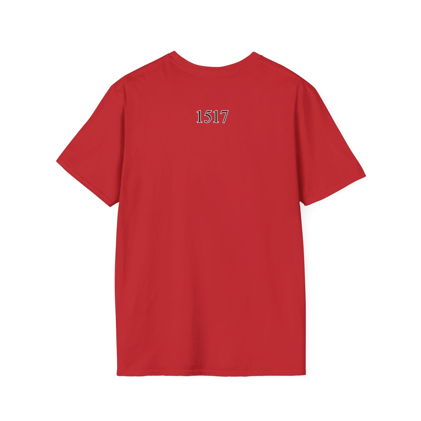 Luther rose  T-Shirt, Unisex Softstyle Tee, Grace Alone Shirt