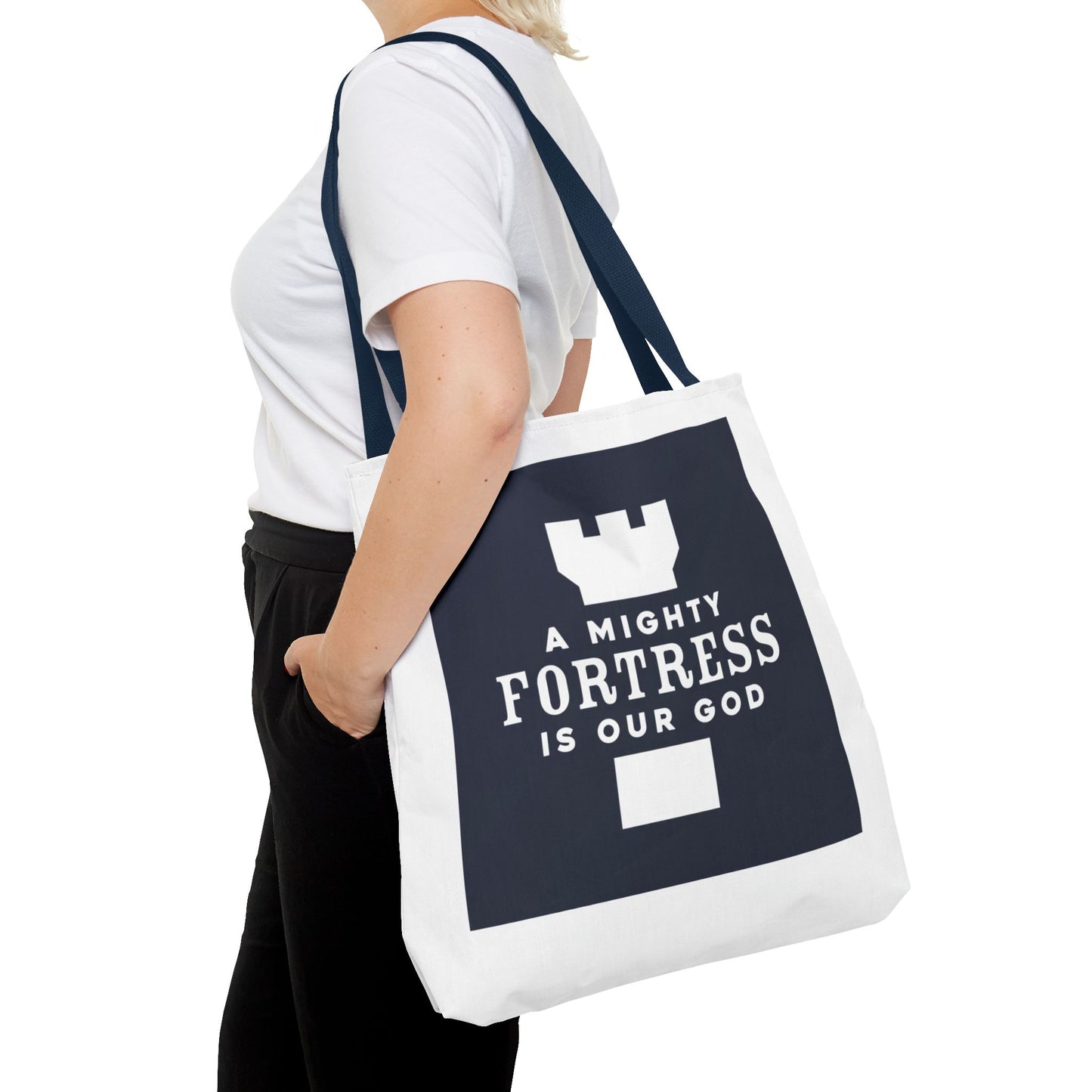 A Mighty Fortress Is Our God Tote Bag