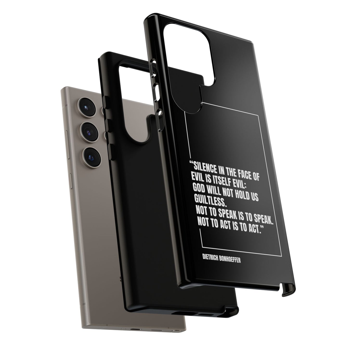 Dietrich Bonhoeffer quote tough phone case