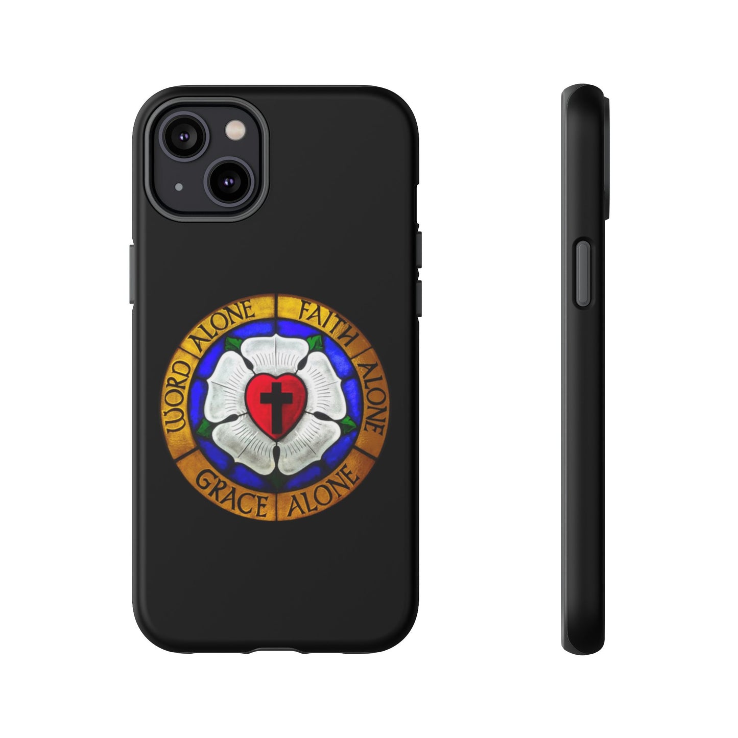 Luther Rose Black Tough Phone Case