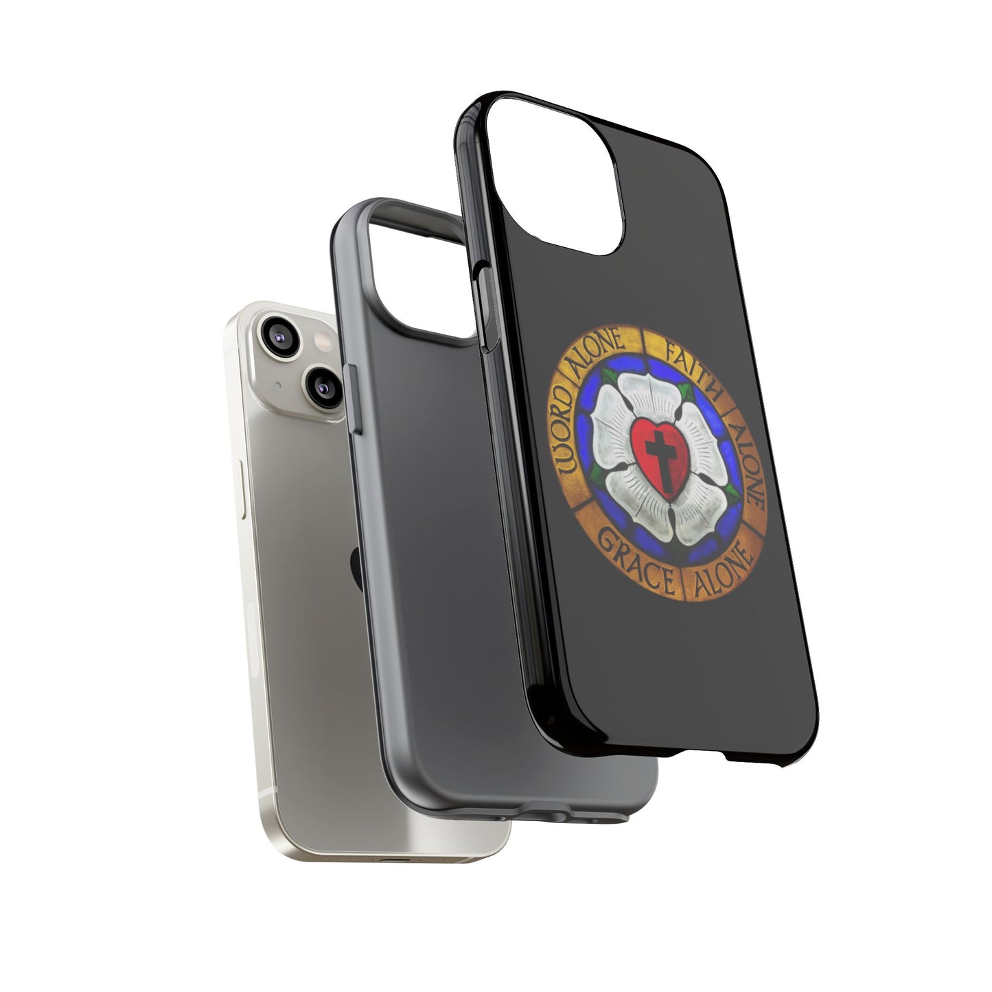 Luther Rose Black Tough Phone Case