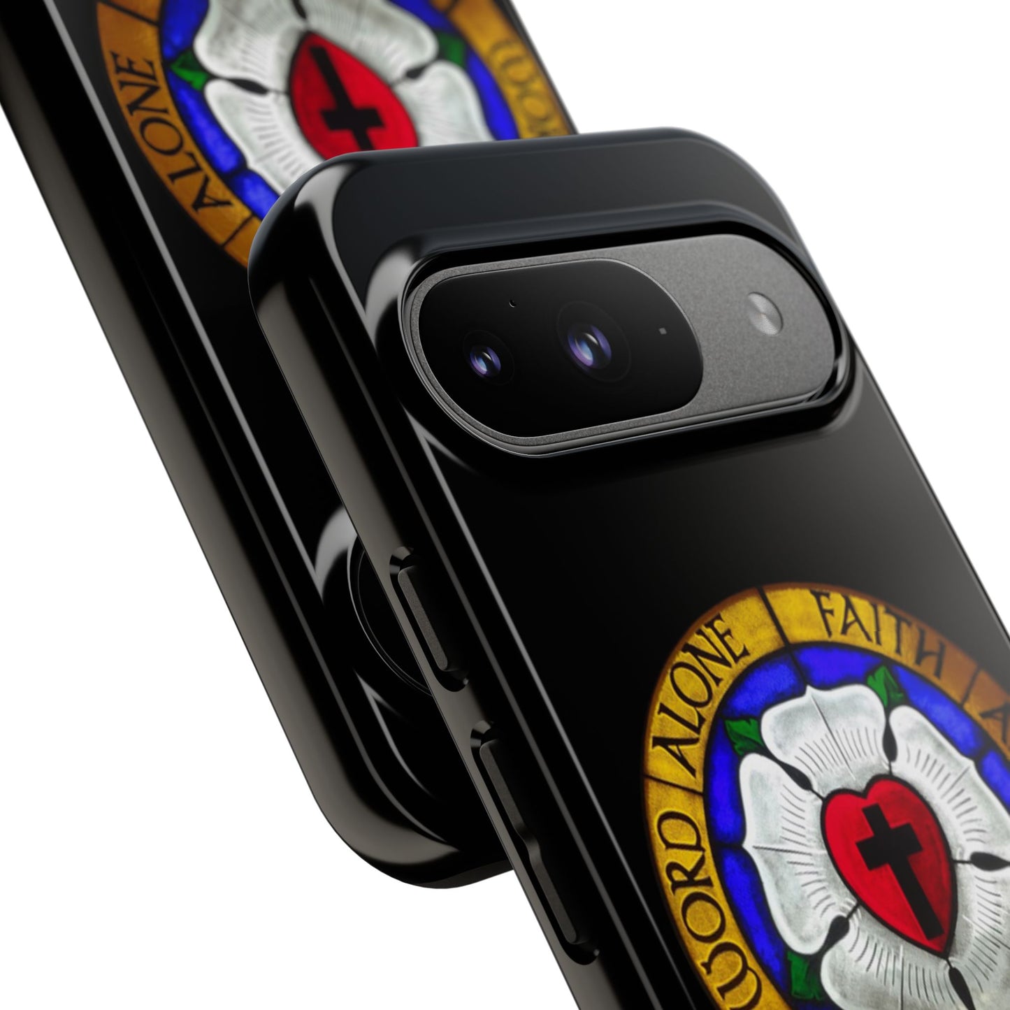 Luther Rose Black Tough Phone Case
