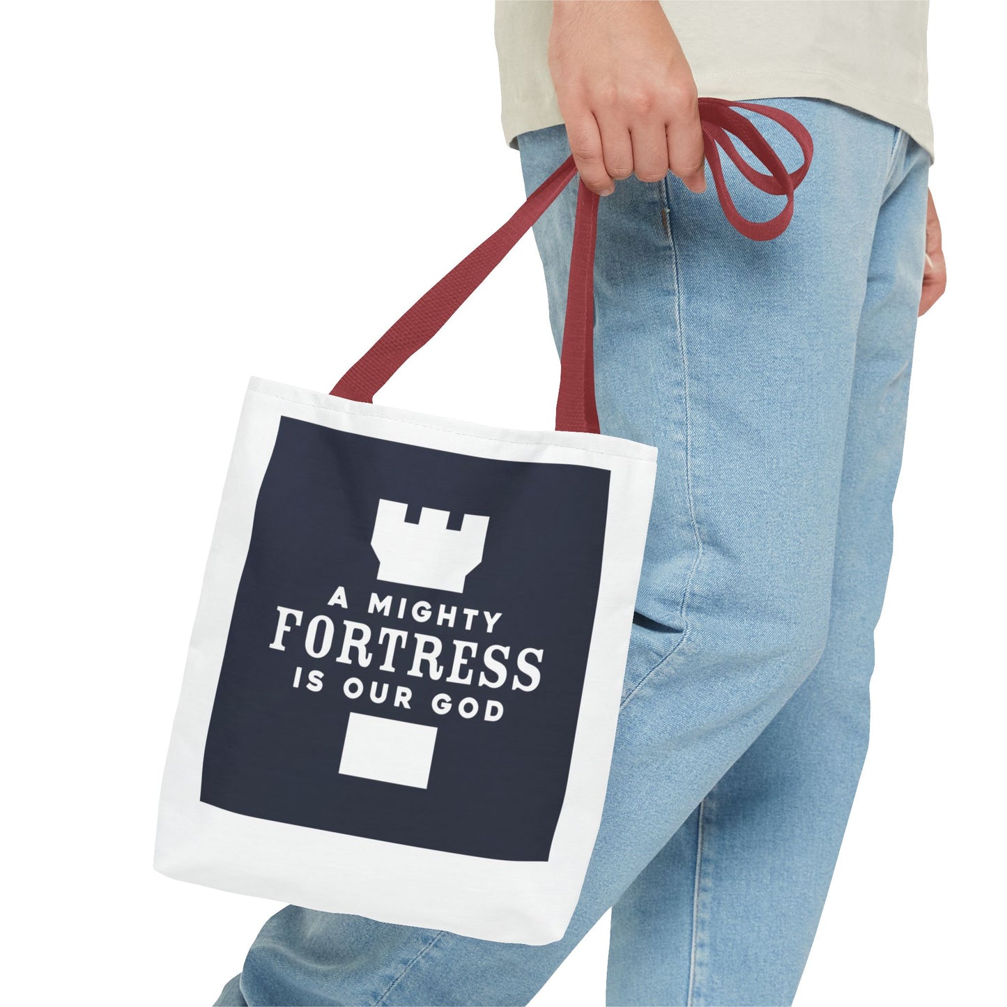A Mighty Fortress Is Our God Tote Bag