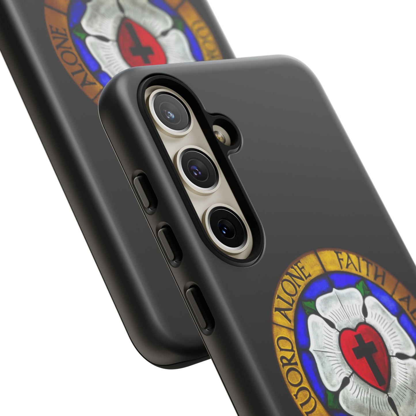Luther Rose Black Tough Phone Case