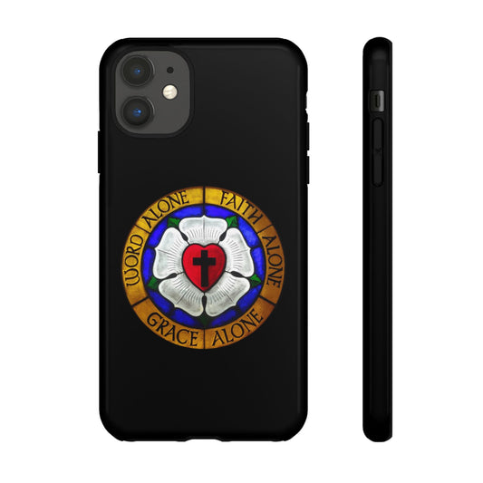 Luther Rose Black Tough Phone Case