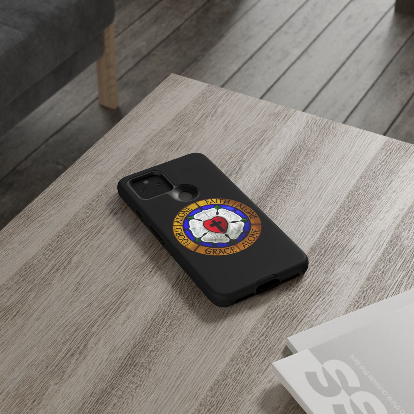 Luther Rose Black Tough Phone Case