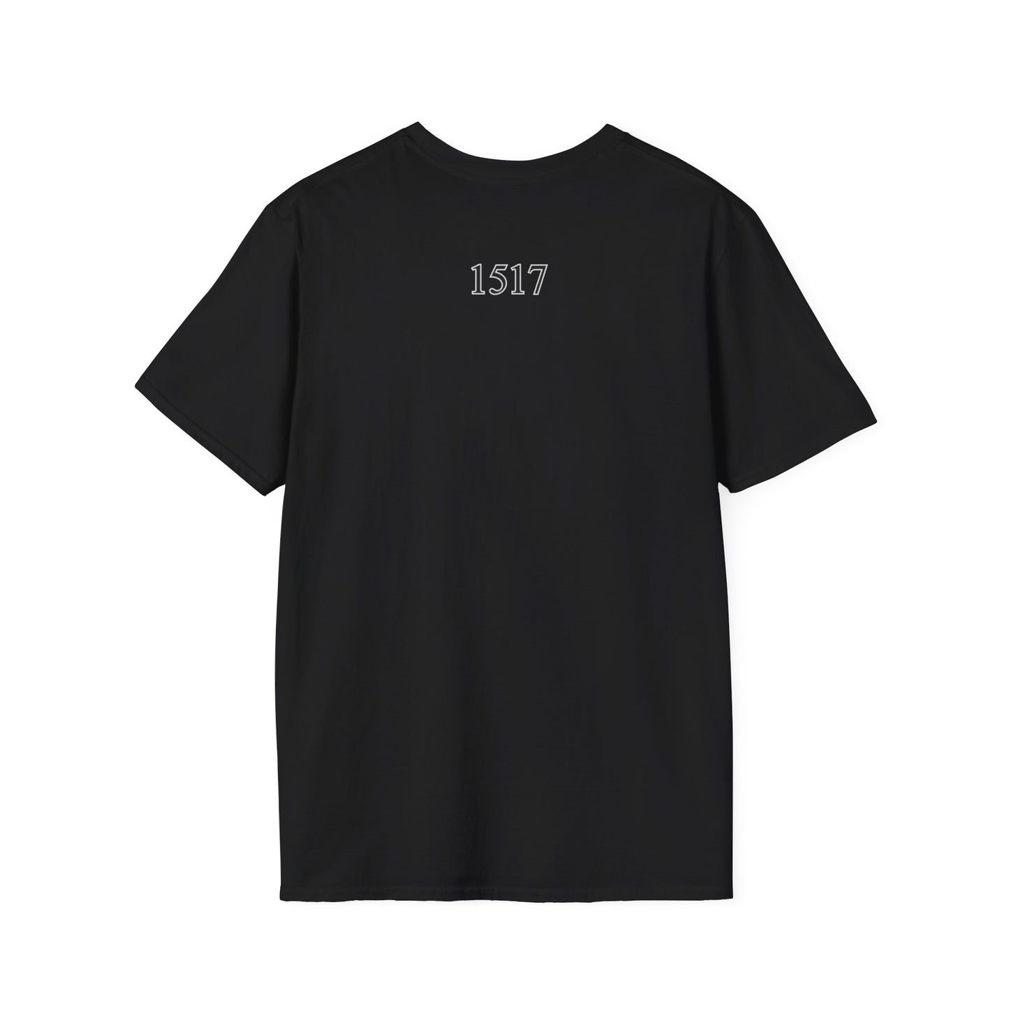 Luther rose  T-Shirt, Unisex Softstyle Tee, Grace Alone Shirt
