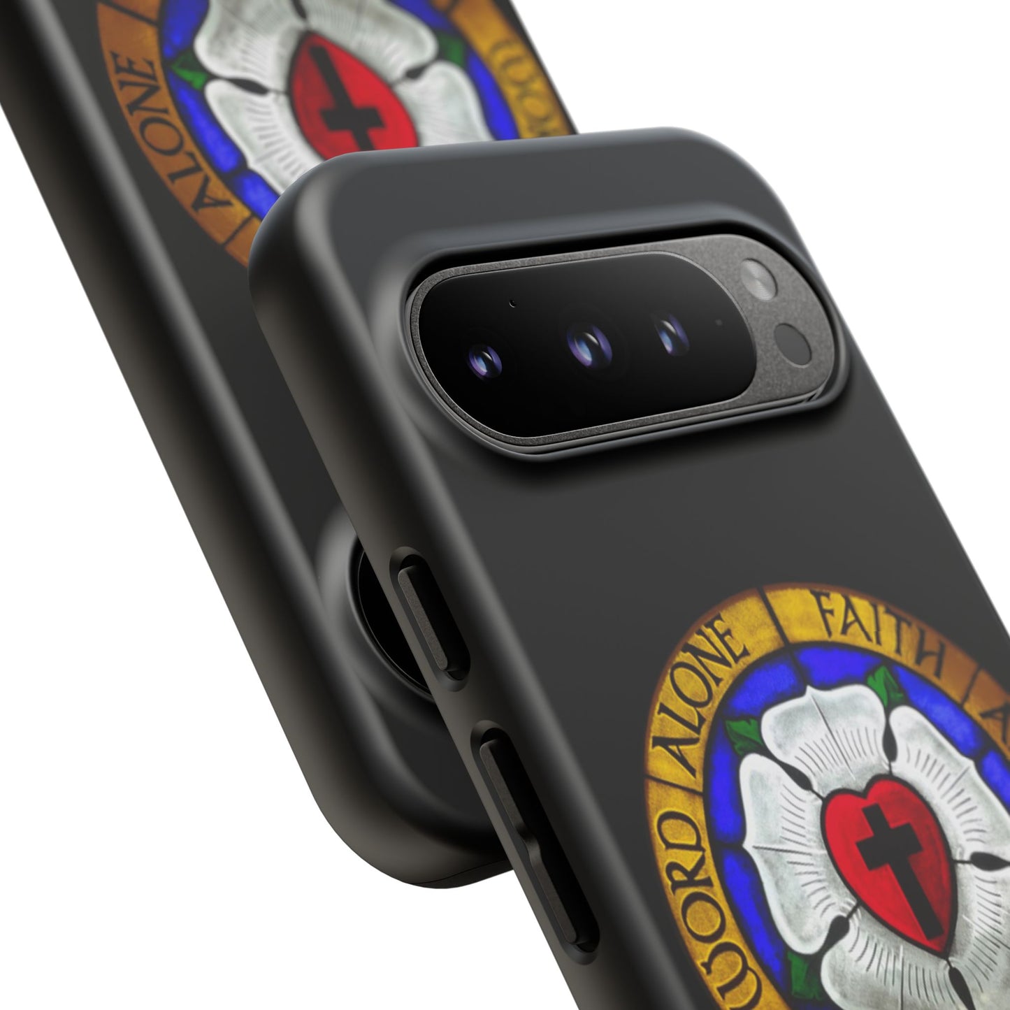 Luther Rose Black Tough Phone Case