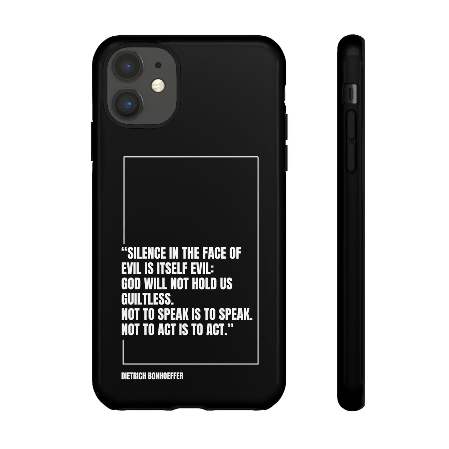 Dietrich Bonhoeffer quote tough phone case