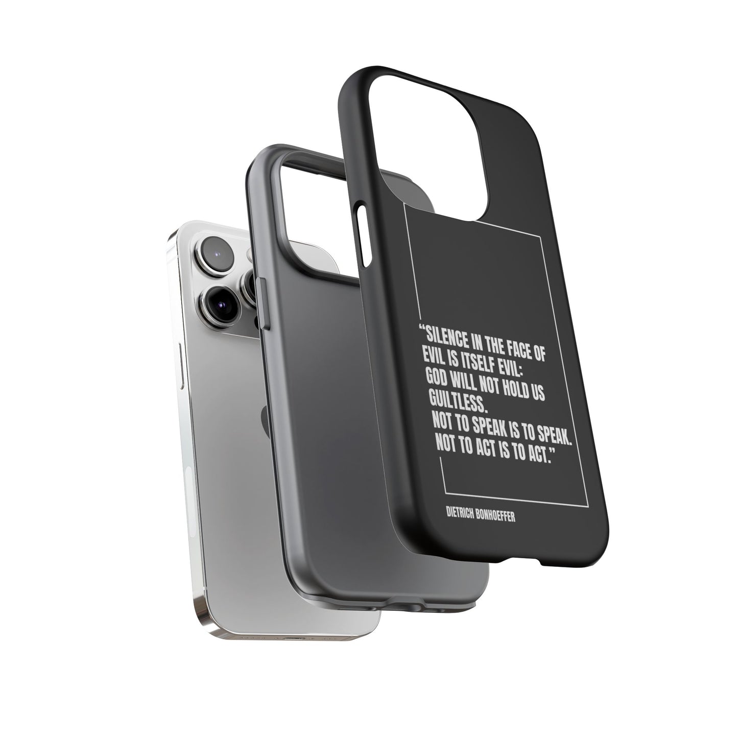 Dietrich Bonhoeffer quote tough phone case