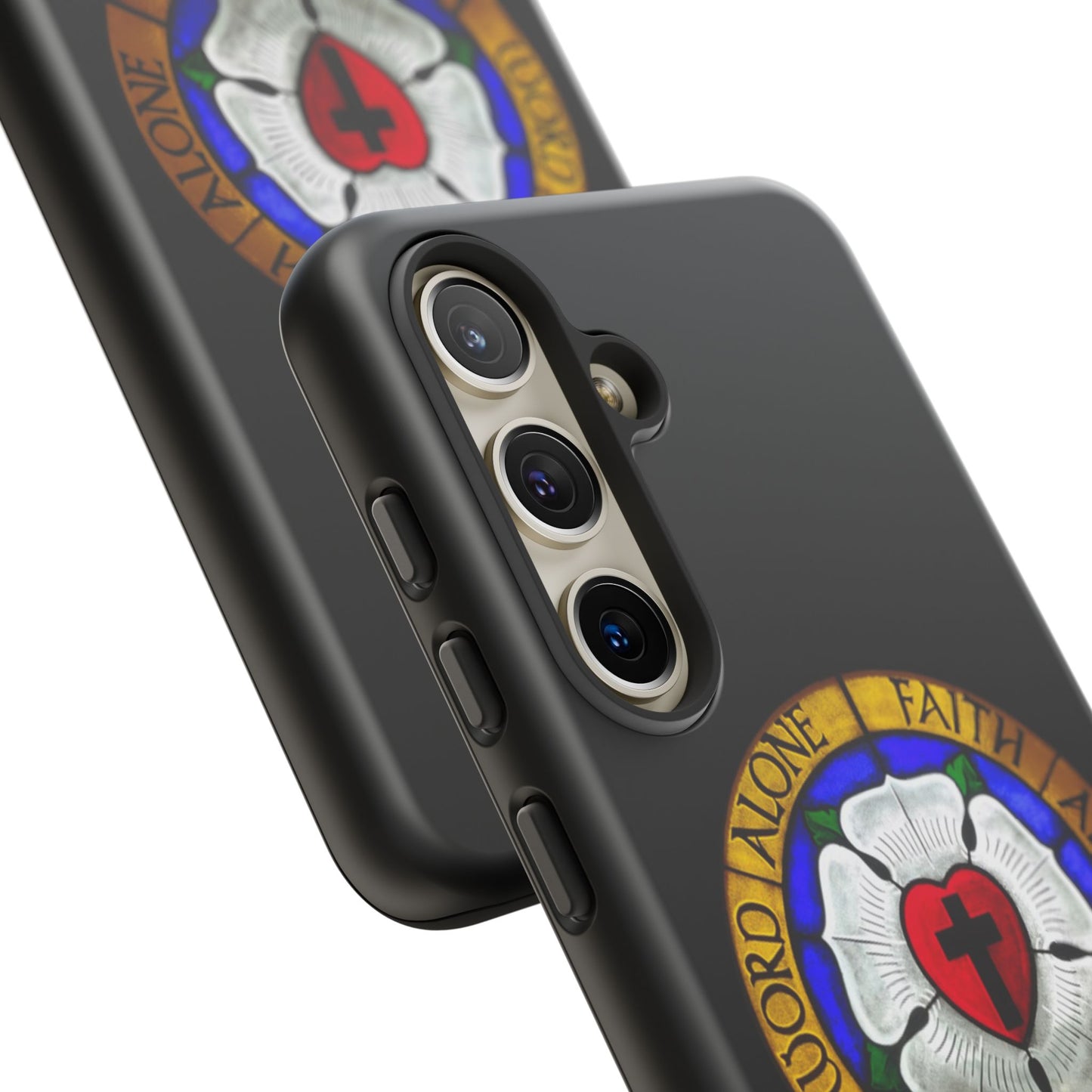 Luther Rose Black Tough Phone Case