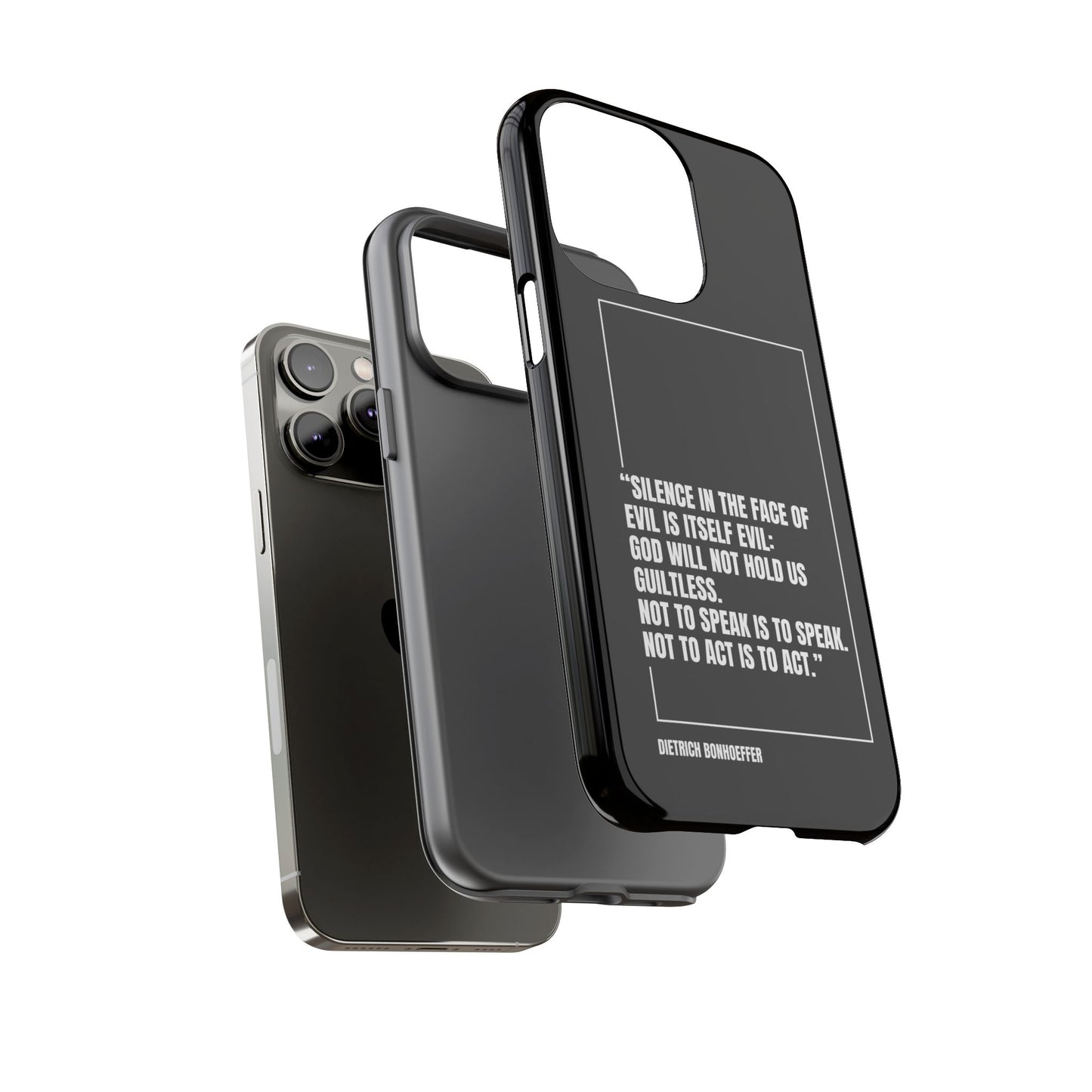 Dietrich Bonhoeffer quote tough phone case
