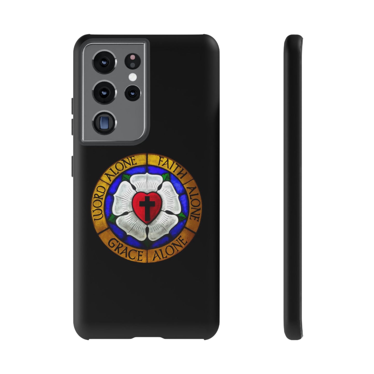 Luther Rose Black Tough Phone Case