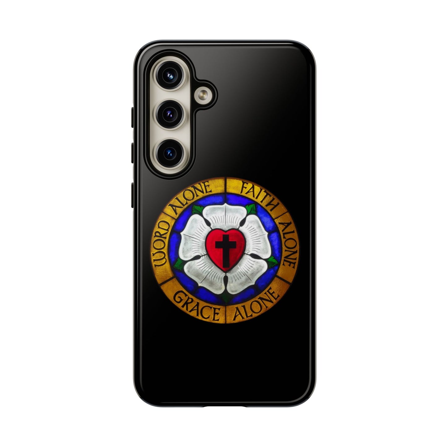 Luther Rose Black Tough Phone Case