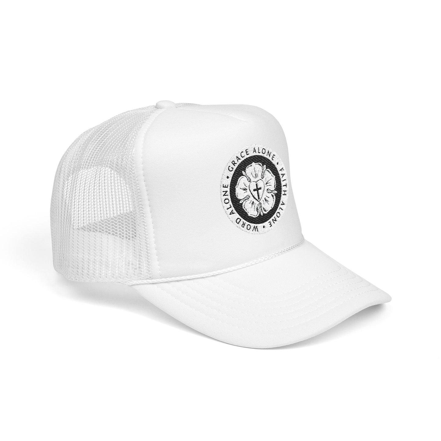 Reformation Embroidered Foam Trucker Hat, Stylish Cap