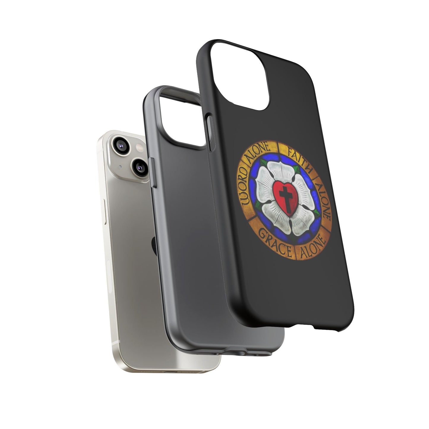 Luther Rose Black Tough Phone Case