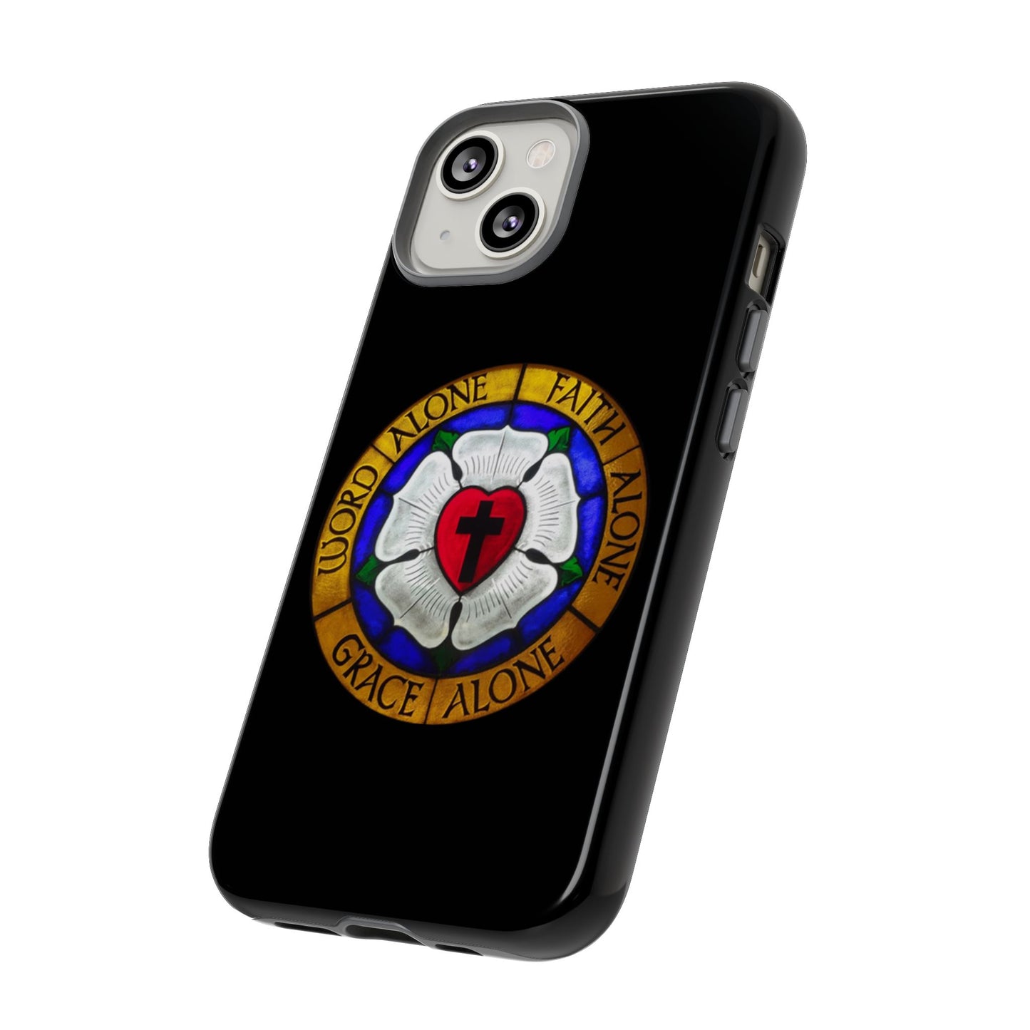 Luther Rose Black Tough Phone Case