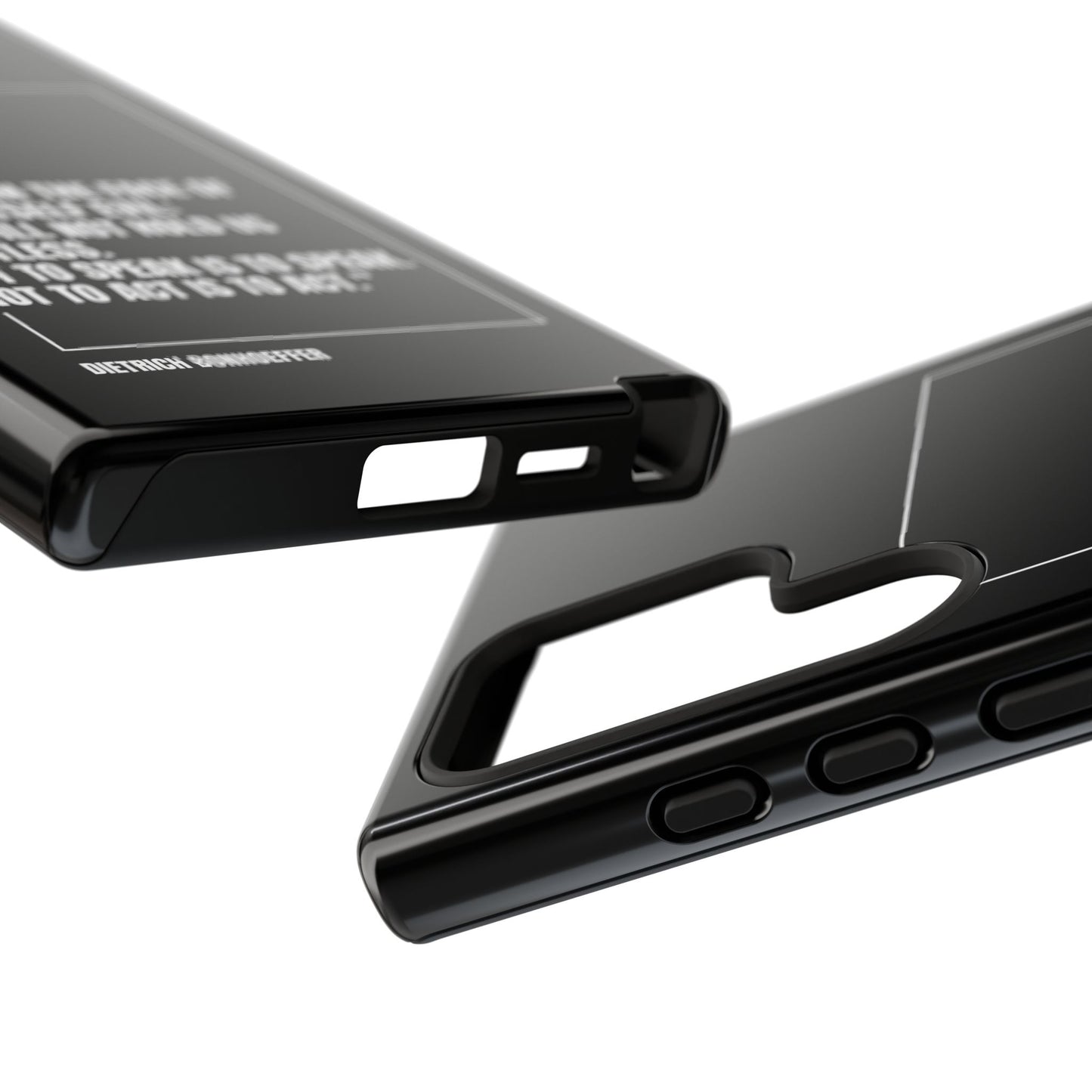 Dietrich Bonhoeffer quote tough phone case