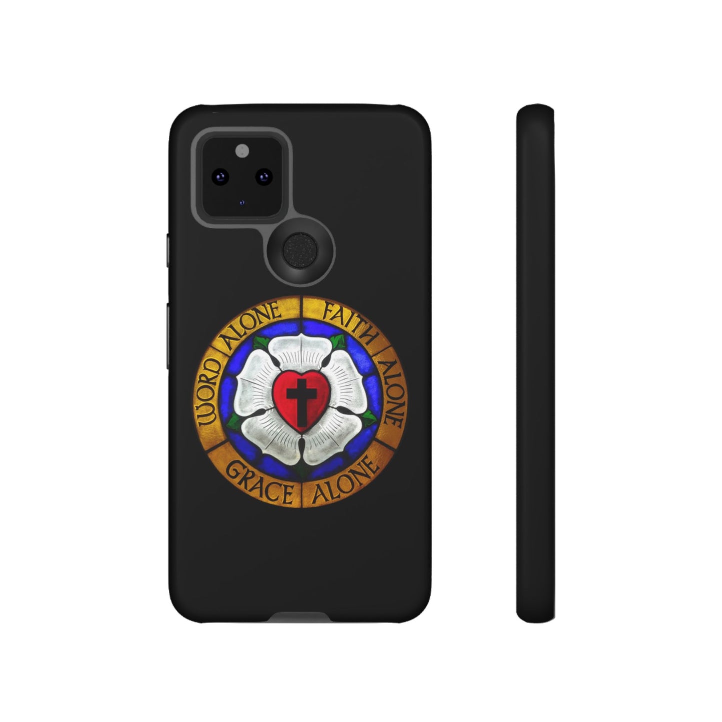 Luther Rose Black Tough Phone Case