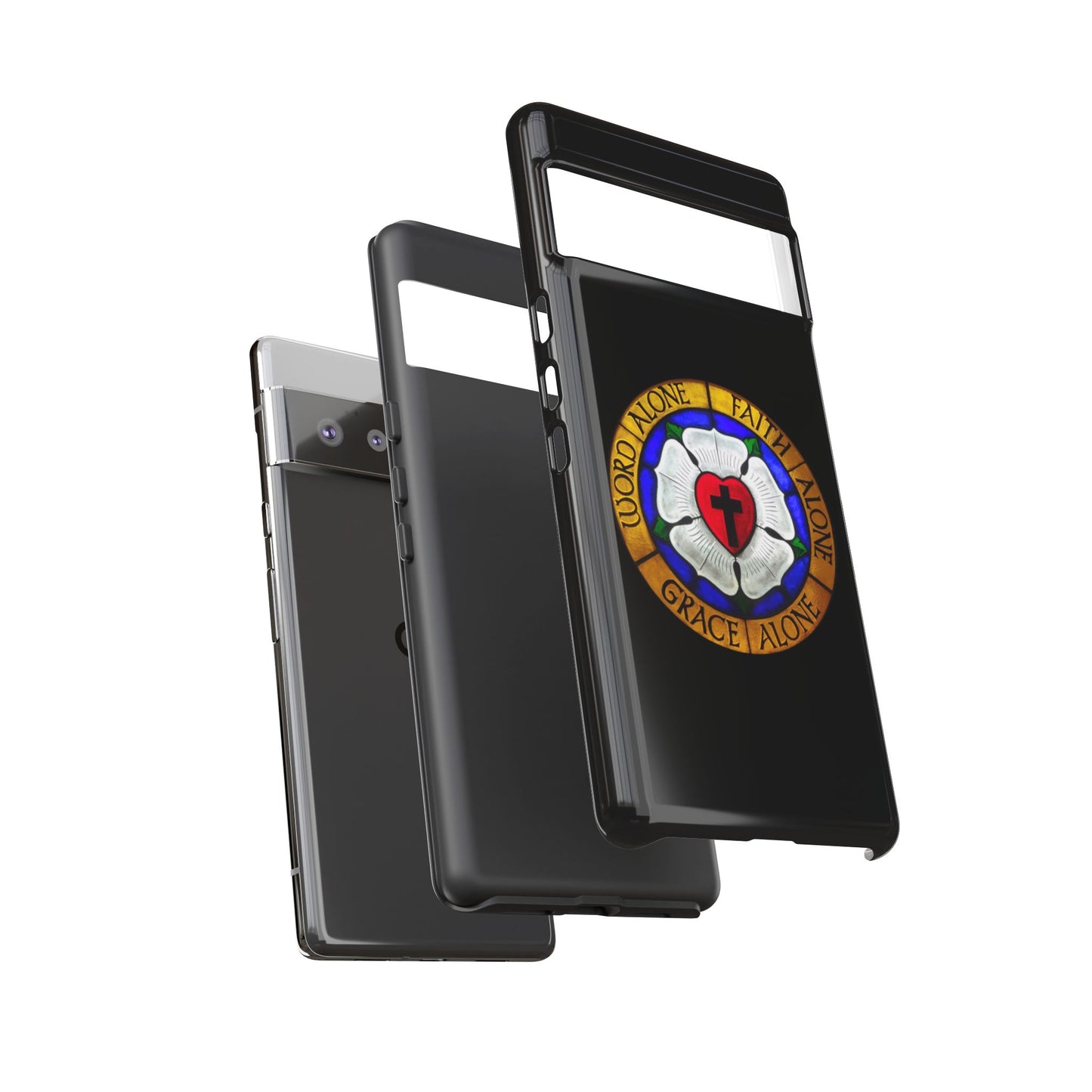 Luther Rose Black Tough Phone Case