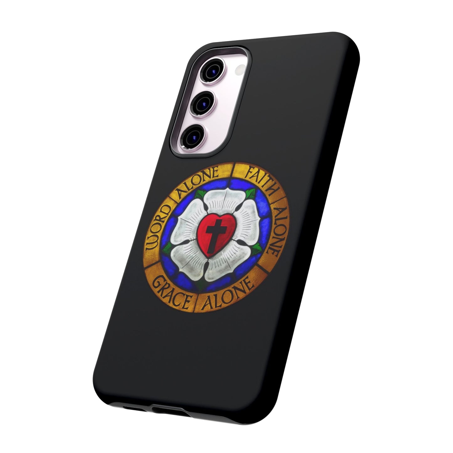 Luther Rose Black Tough Phone Case