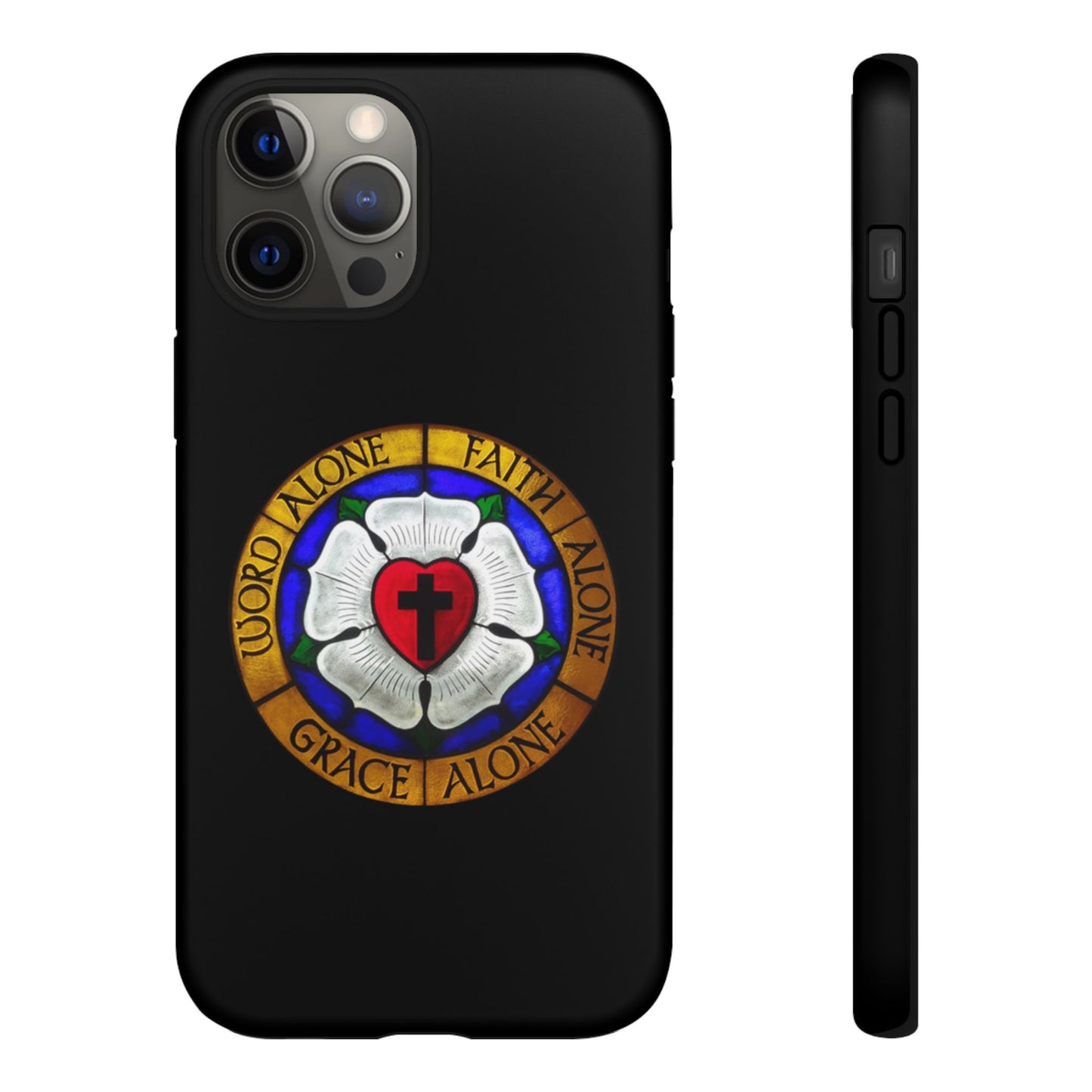 Luther Rose Black Tough Phone Case