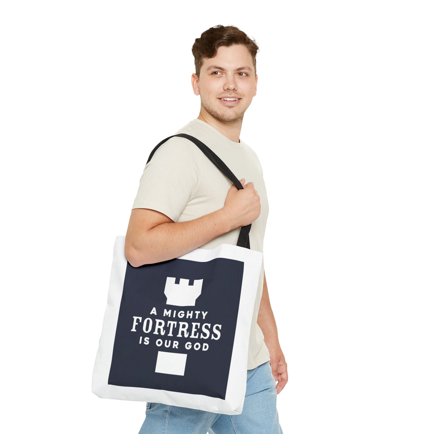 A Mighty Fortress Is Our God Tote Bag