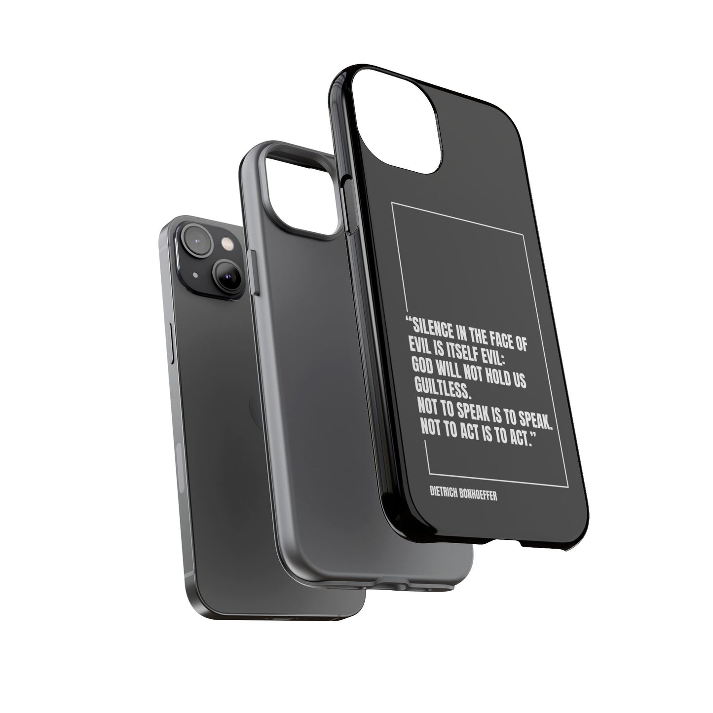 Dietrich Bonhoeffer quote tough phone case