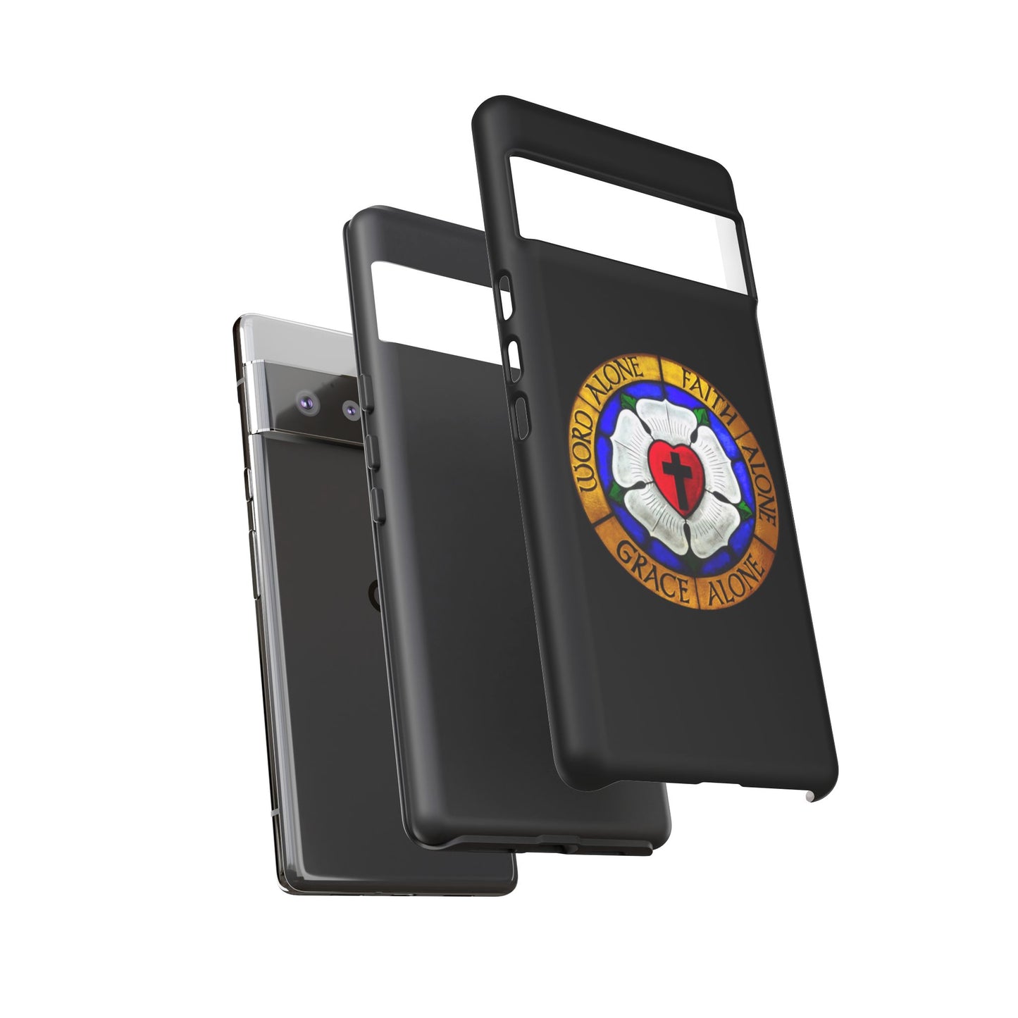 Luther Rose Black Tough Phone Case