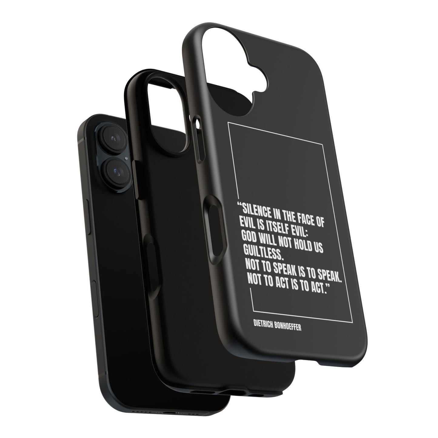 Dietrich Bonhoeffer quote tough phone case