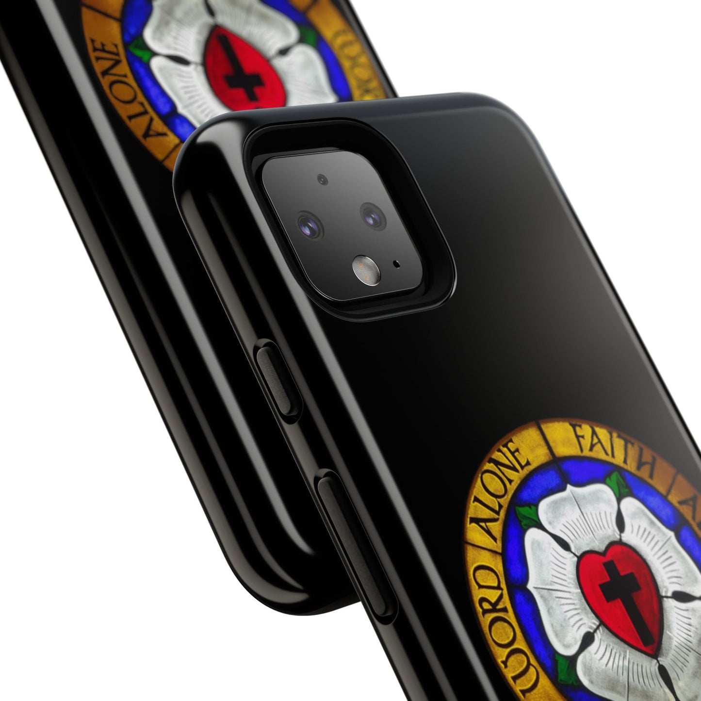 Luther Rose Black Tough Phone Case