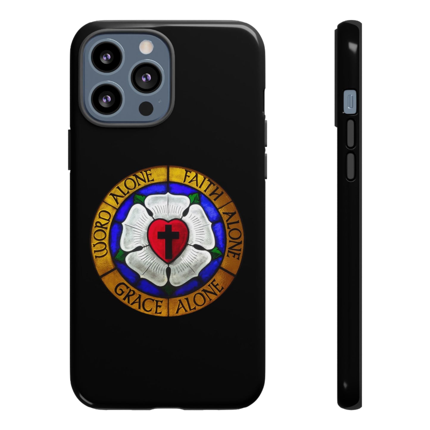 Luther Rose Black Tough Phone Case