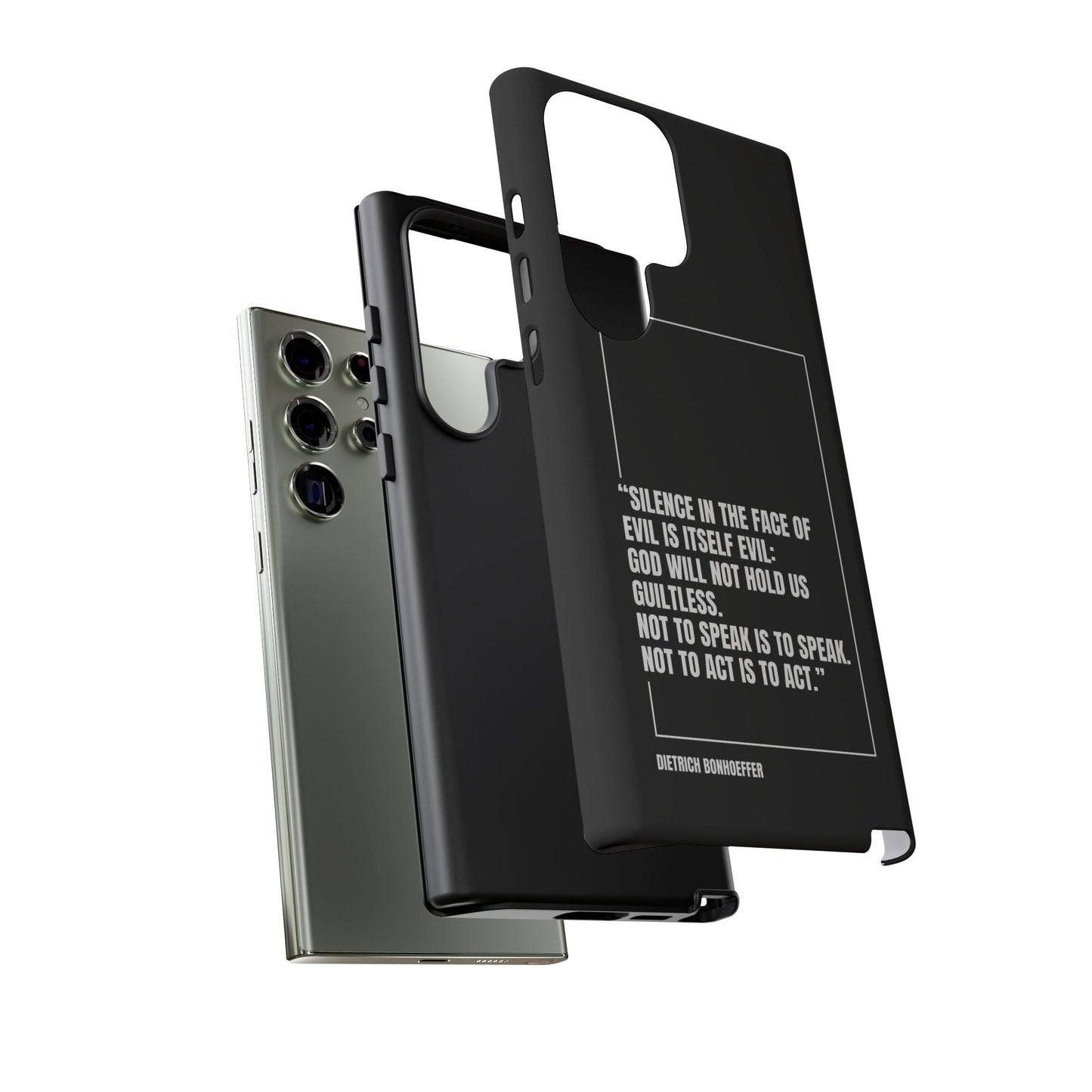 Dietrich Bonhoeffer quote tough phone case