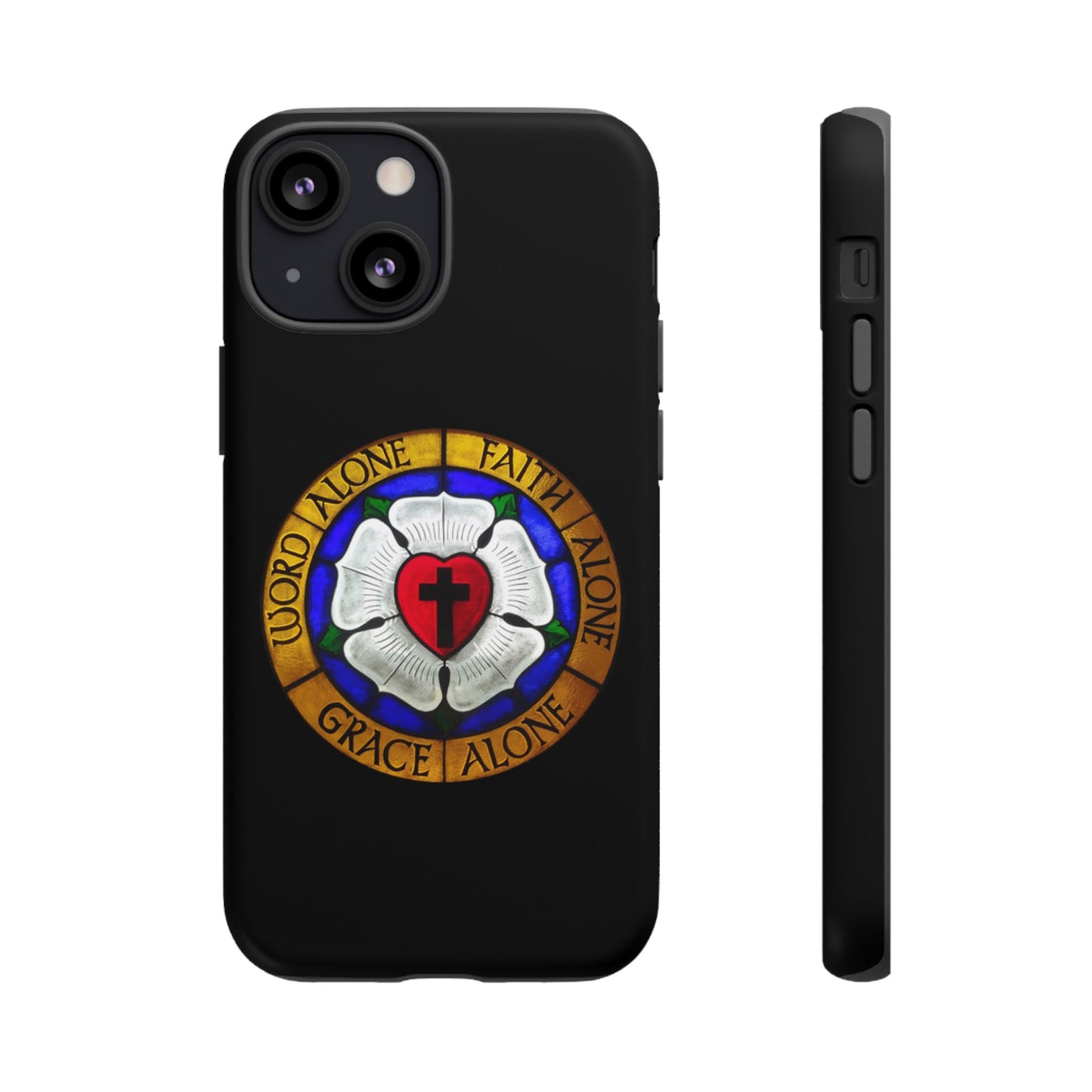 Luther Rose Black Tough Phone Case