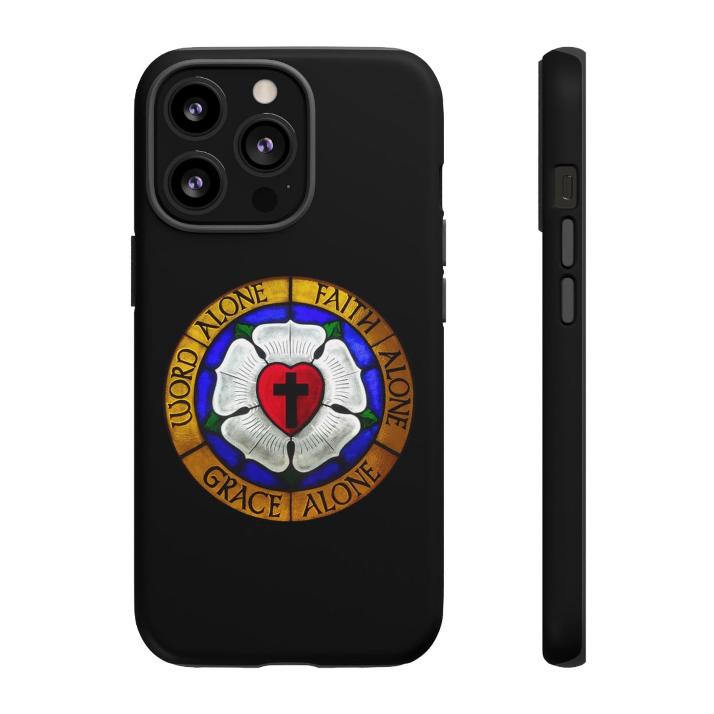 Luther Rose Black Tough Phone Case