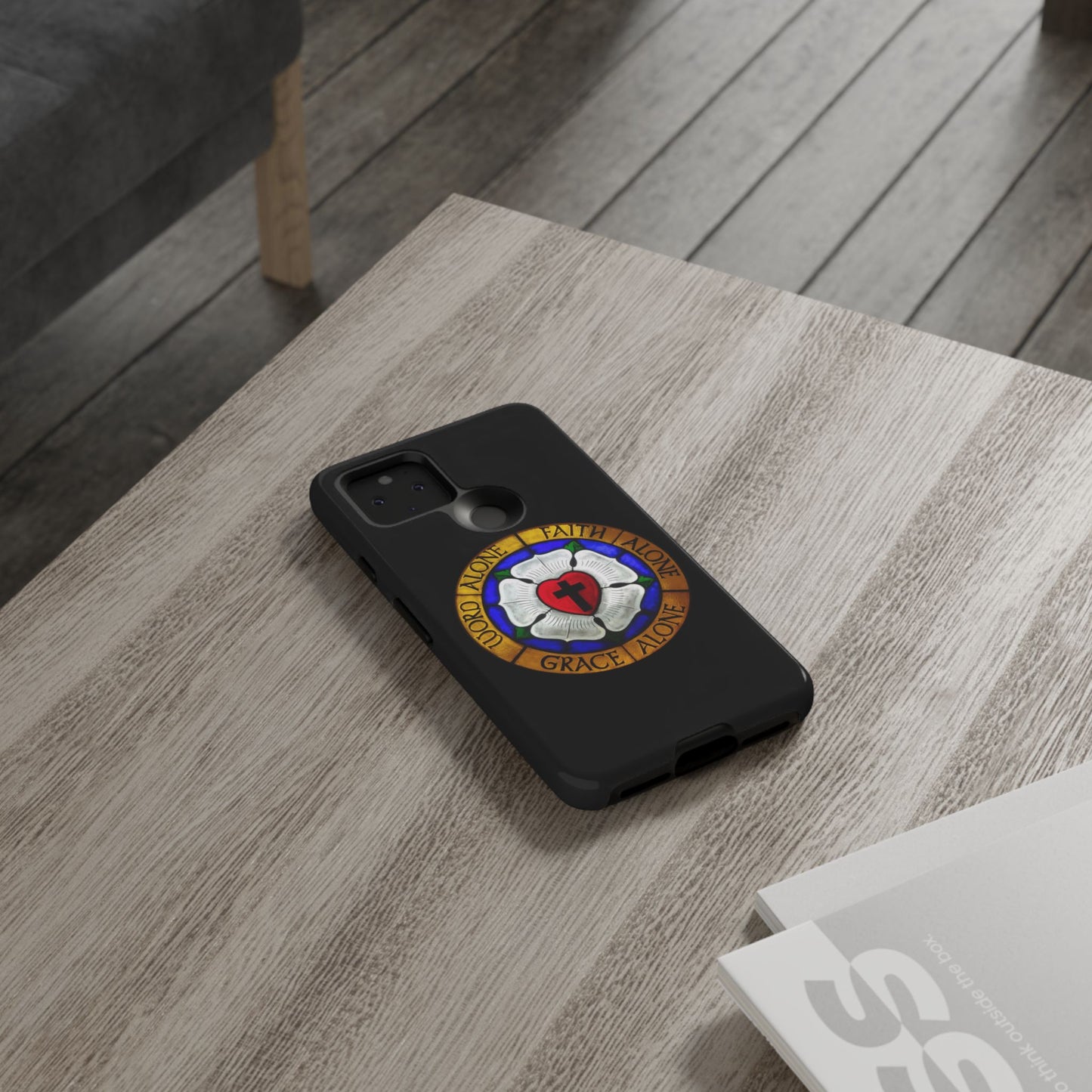Luther Rose Black Tough Phone Case